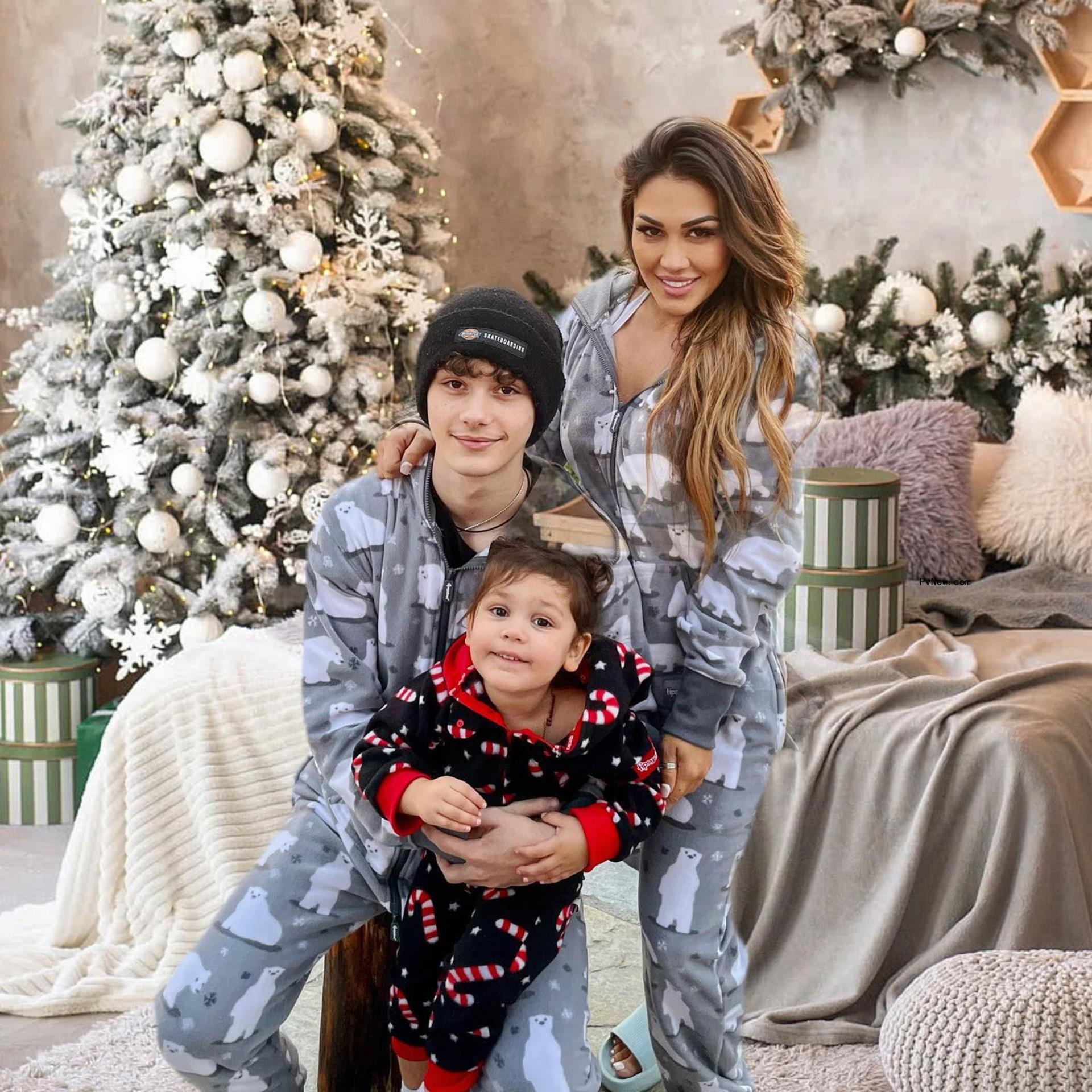 Jen Harley, son Mason and daughter Ariana