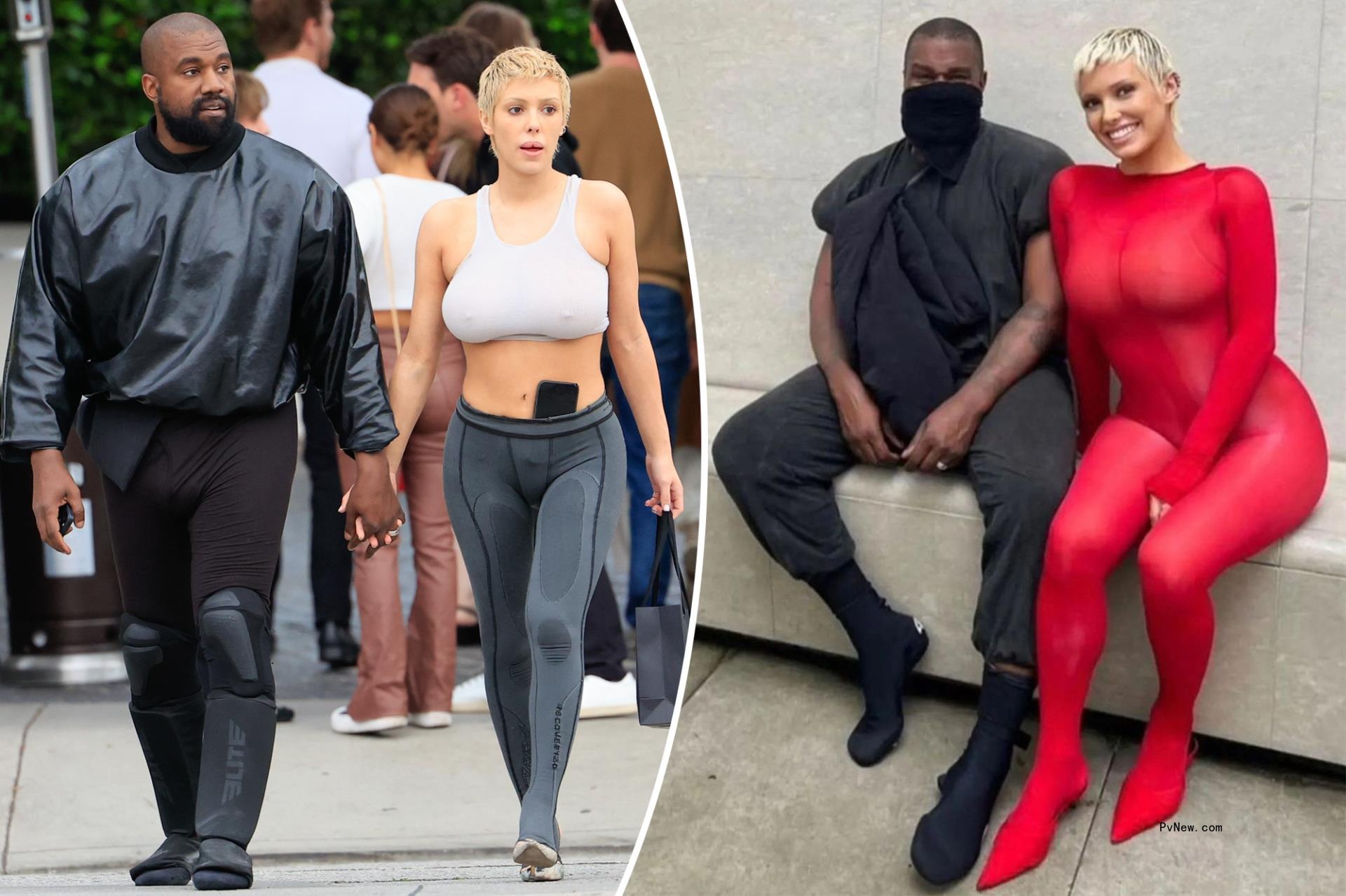 Watch barefoot Kanye West and ‘wife’ Bianca Censori sing and dance with friends during Italian dinner