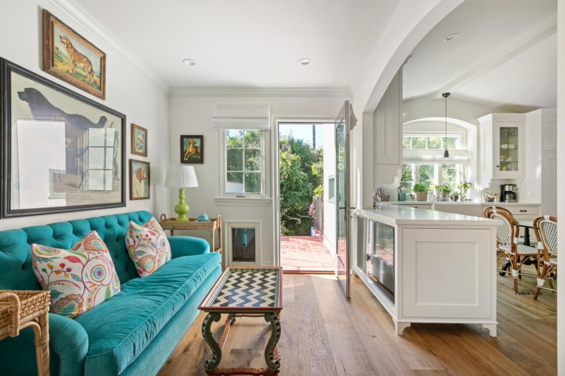 Interior of Emma Stone's Los Angeles home