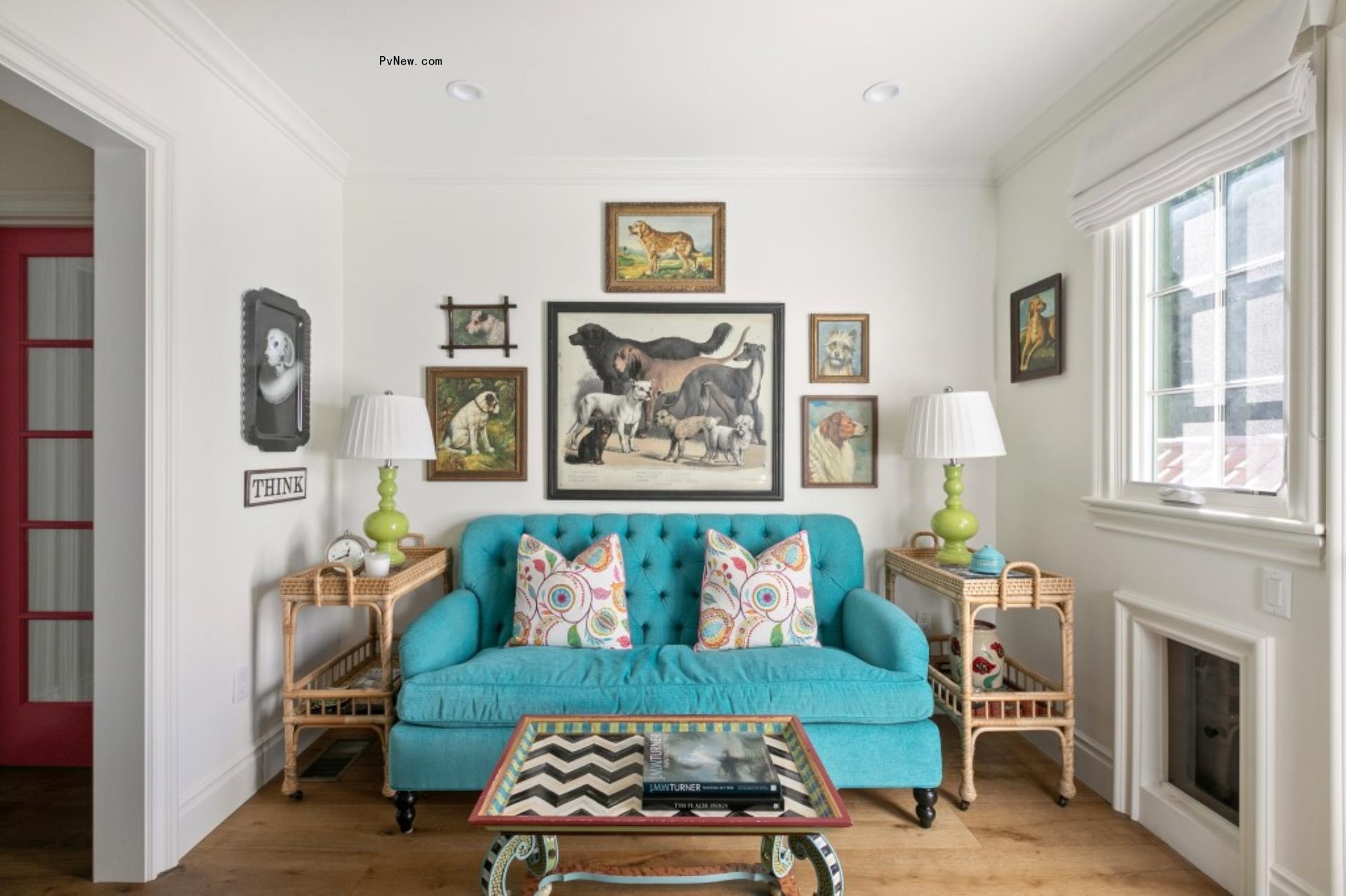 Interior of Emma Stone's Los Angeles home