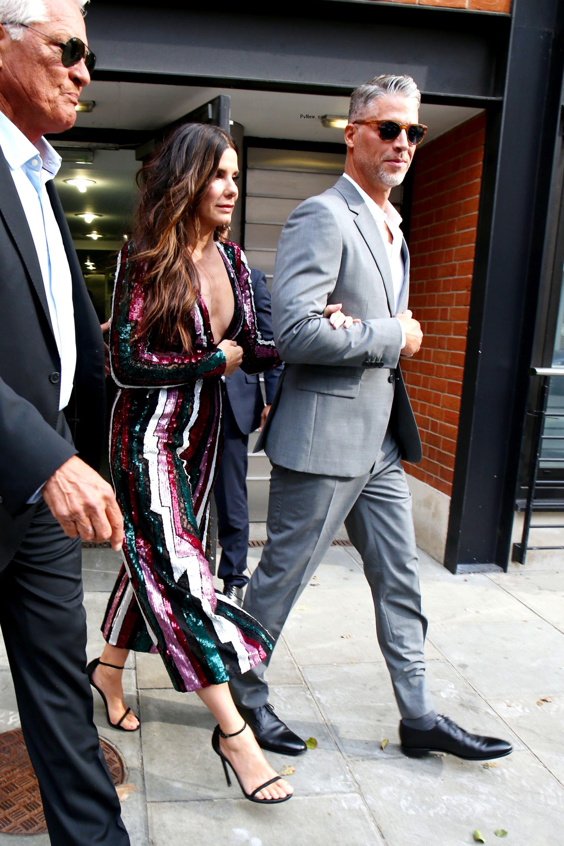 Sandra Bullock and Bryan Randall
