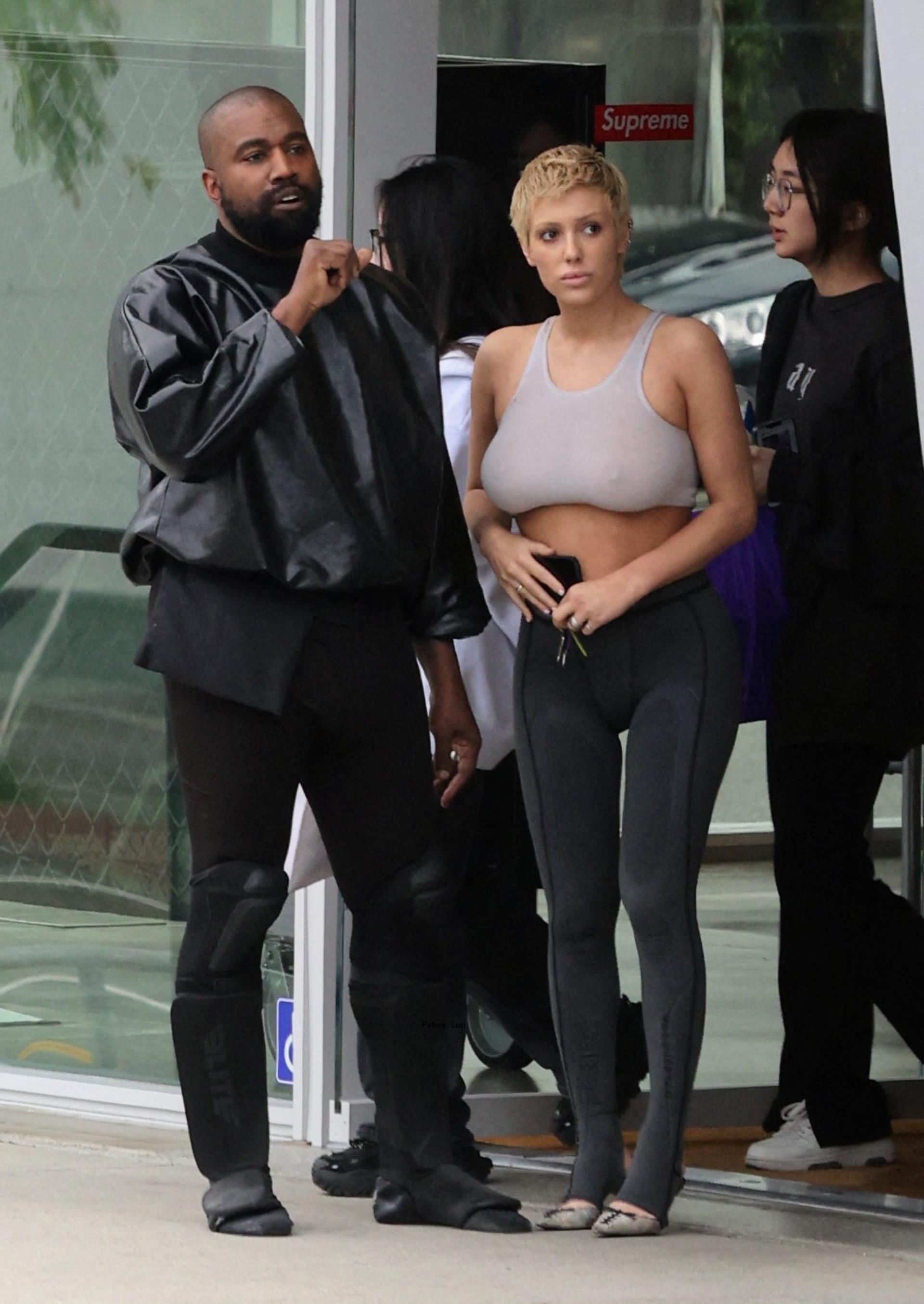 Kanye West and Bianca Censori