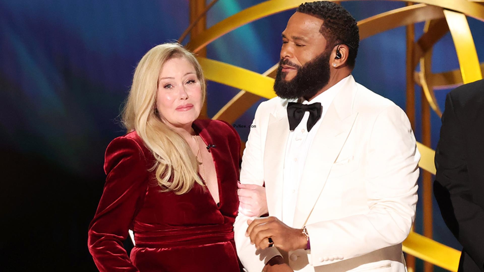 Christina Applegate Earns Emmys Standing Ovation as Surprise Presenter, Gets Teary-Eyed: ‘We Don’t Have to Applaud Every Time I Do Something’