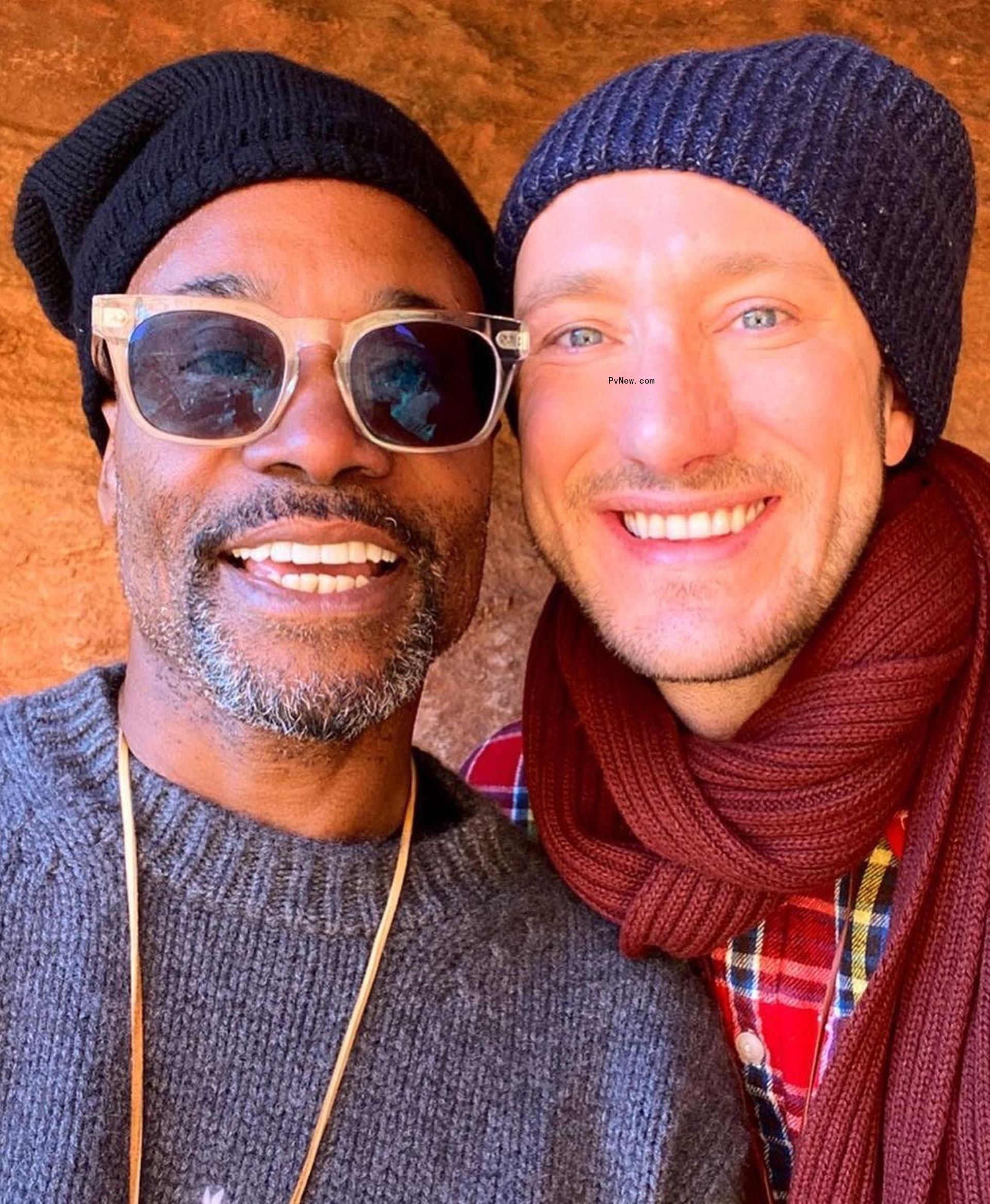 Billy Porter and ex-husband Adam Smith
