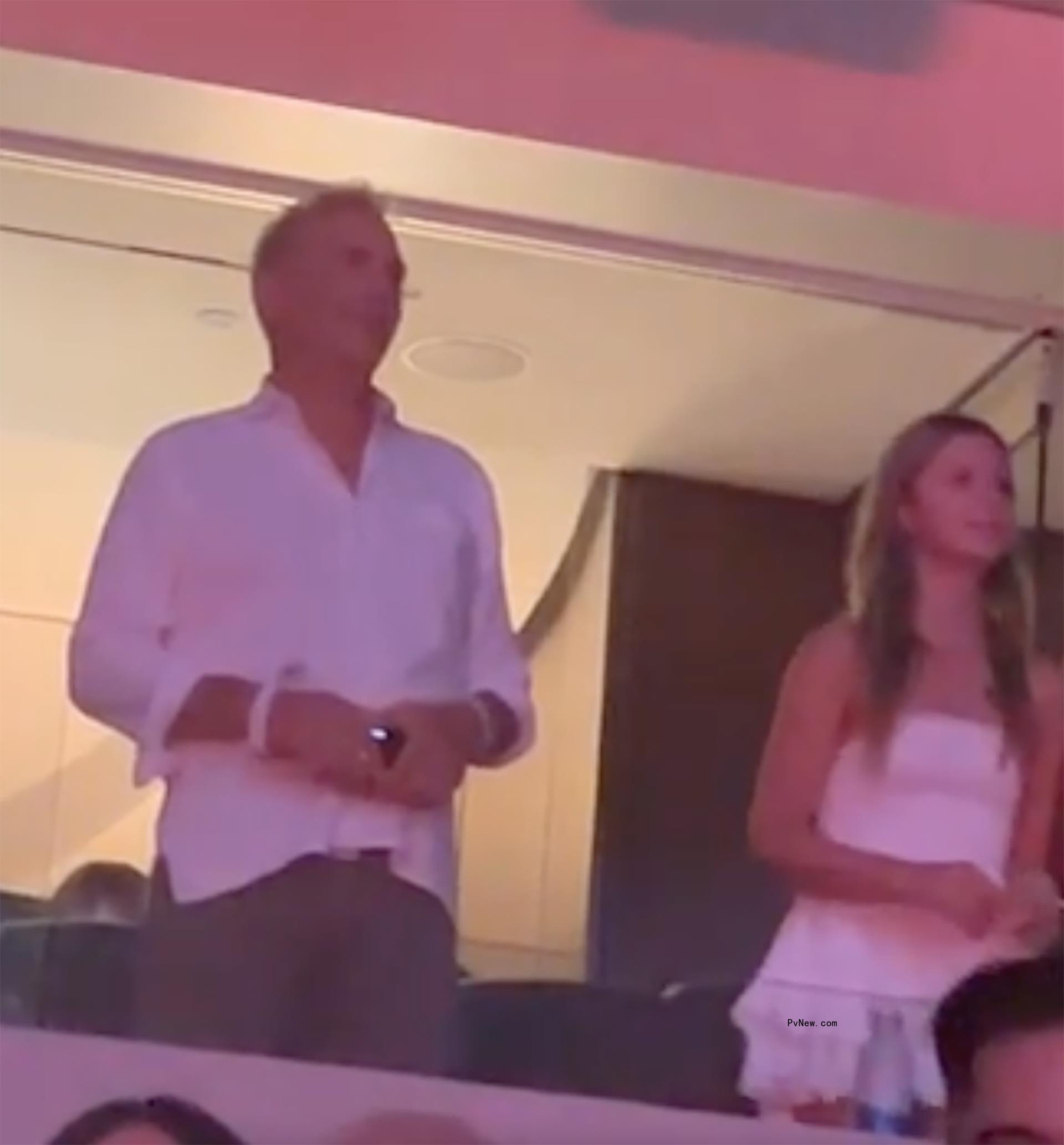 Kevin Costner and his daughter