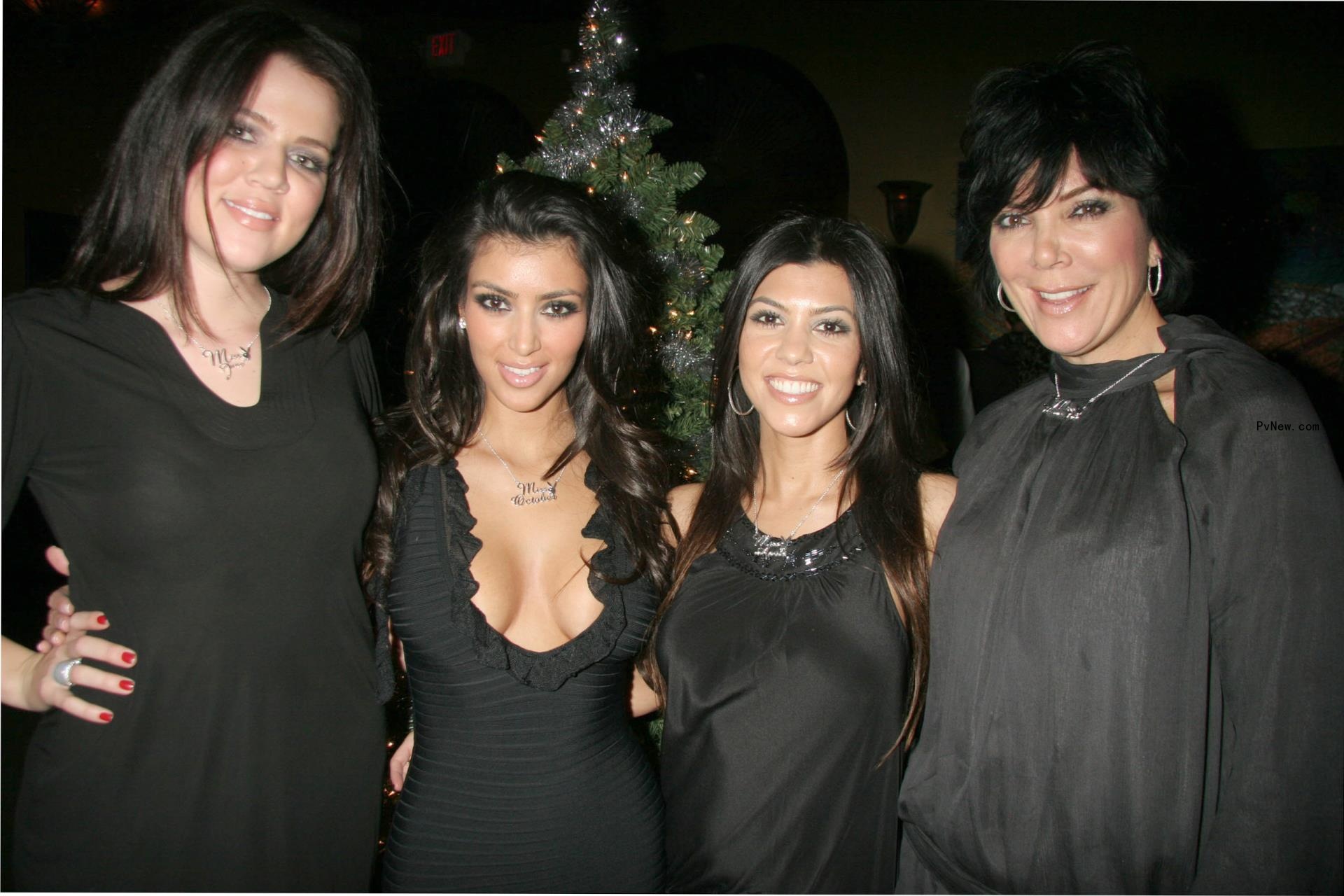 Khloe Kardashian, Kim Kardashian, Kourtney Kardashian and Kris Jenner