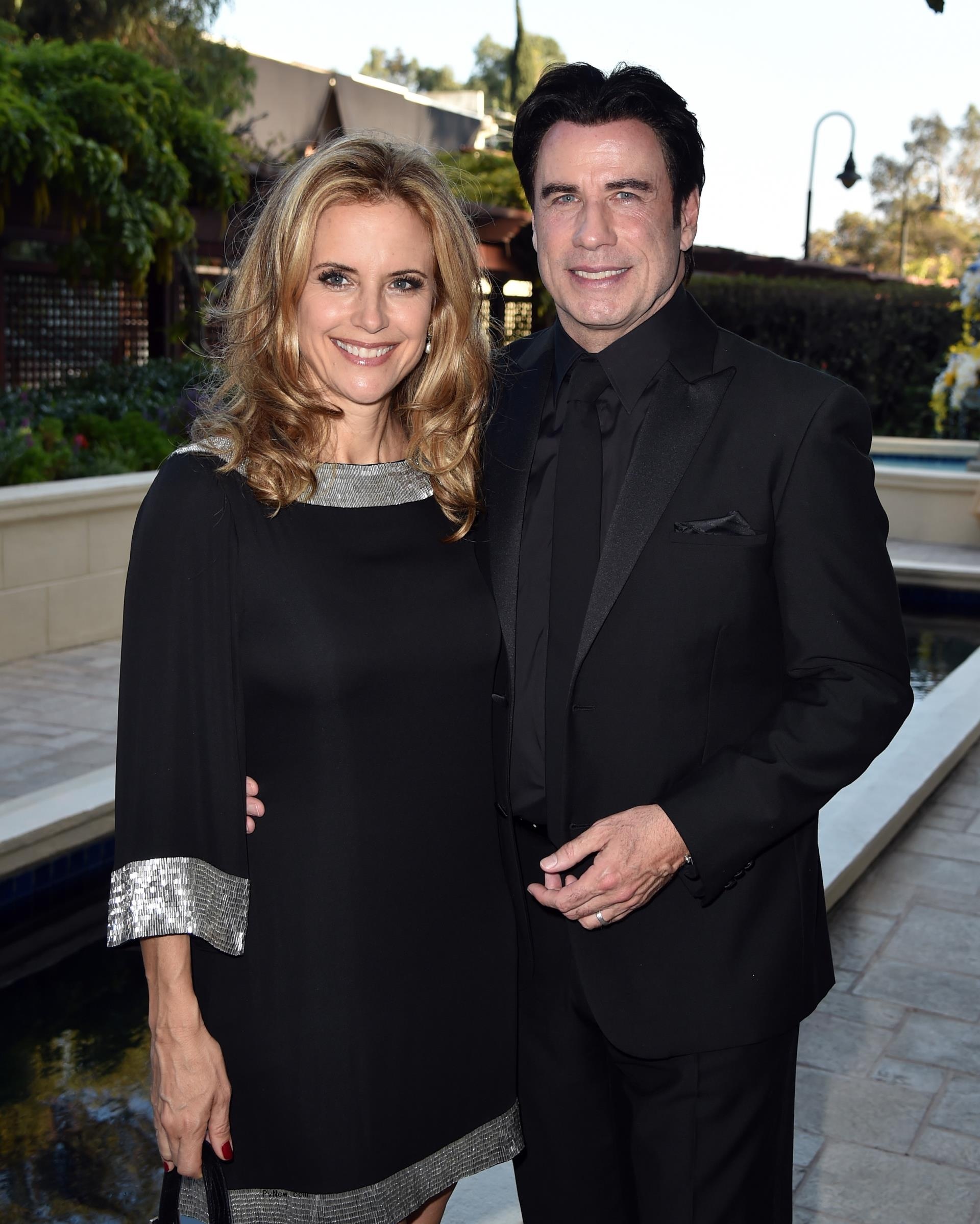 John Travolta and Kelly Preston.