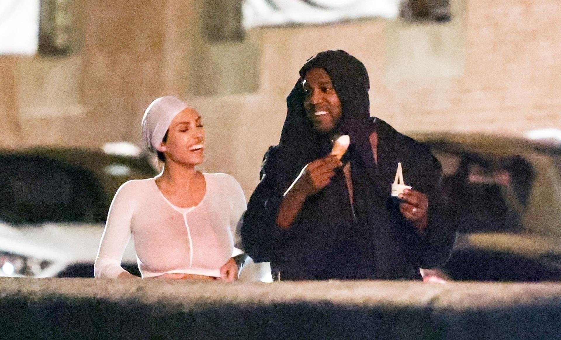 kanye west and his wife