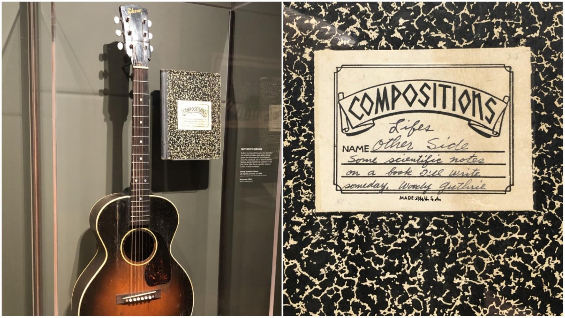 Stunning Woody Guthrie Exhibit, With Items From Bob Dylan and John Lennon, Opens in New York