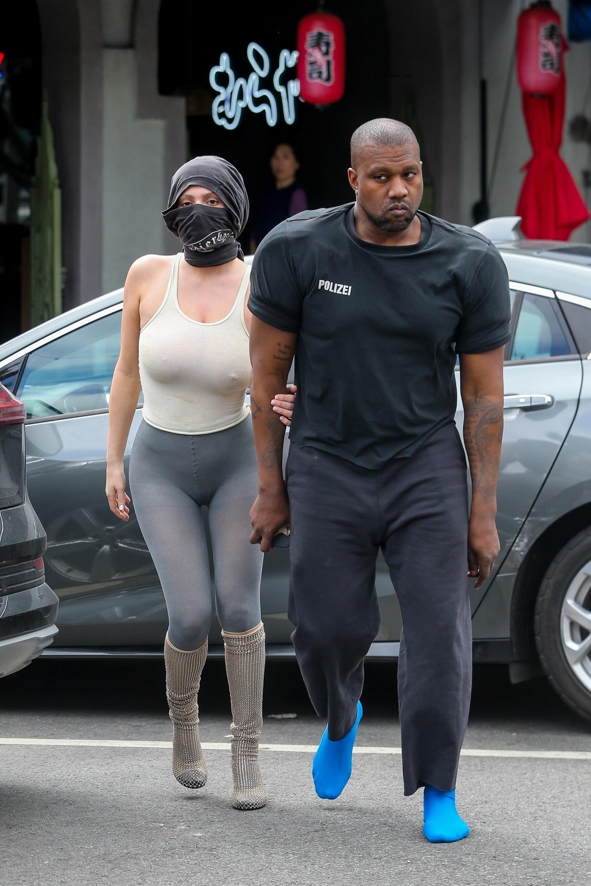 Kanye West and 'wife' Bianca Censori.