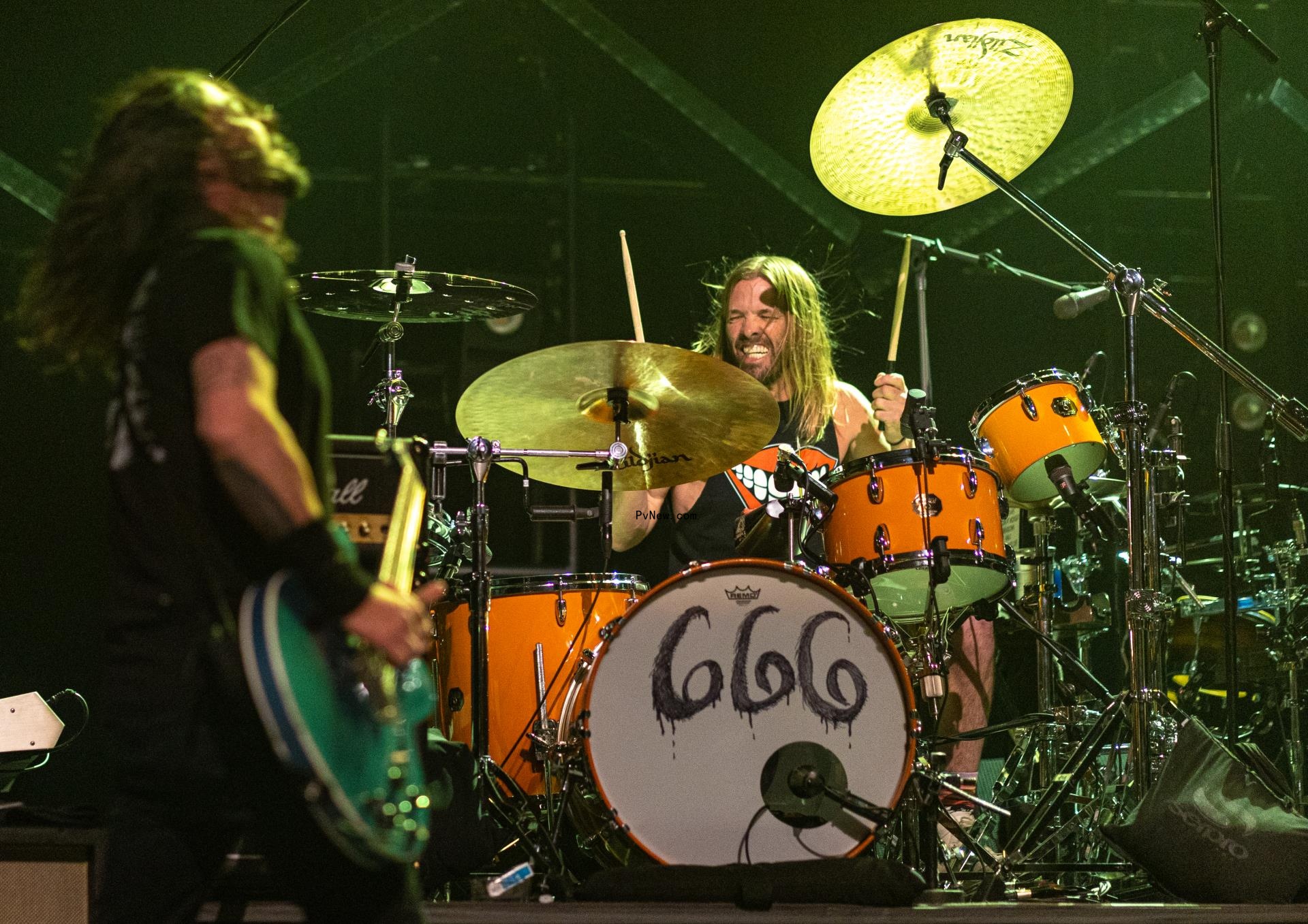 Foo Fighters Kick Out the Jams, and Try to Kick Out the Demons, at ‘Studio 666’ Hollywood Film Premiere