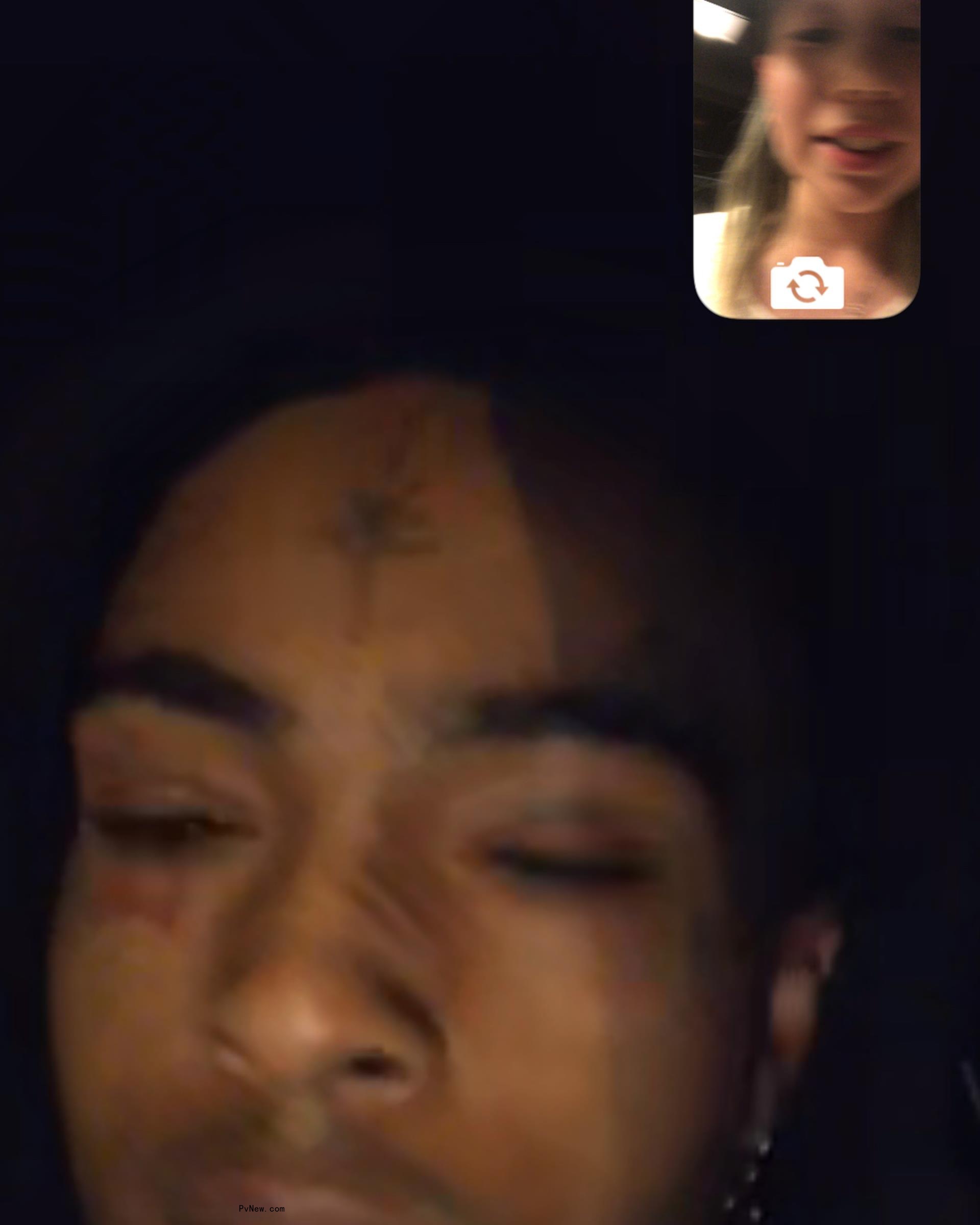 facetime screenshot of rapper lil tay and xxxtentacion on facetime