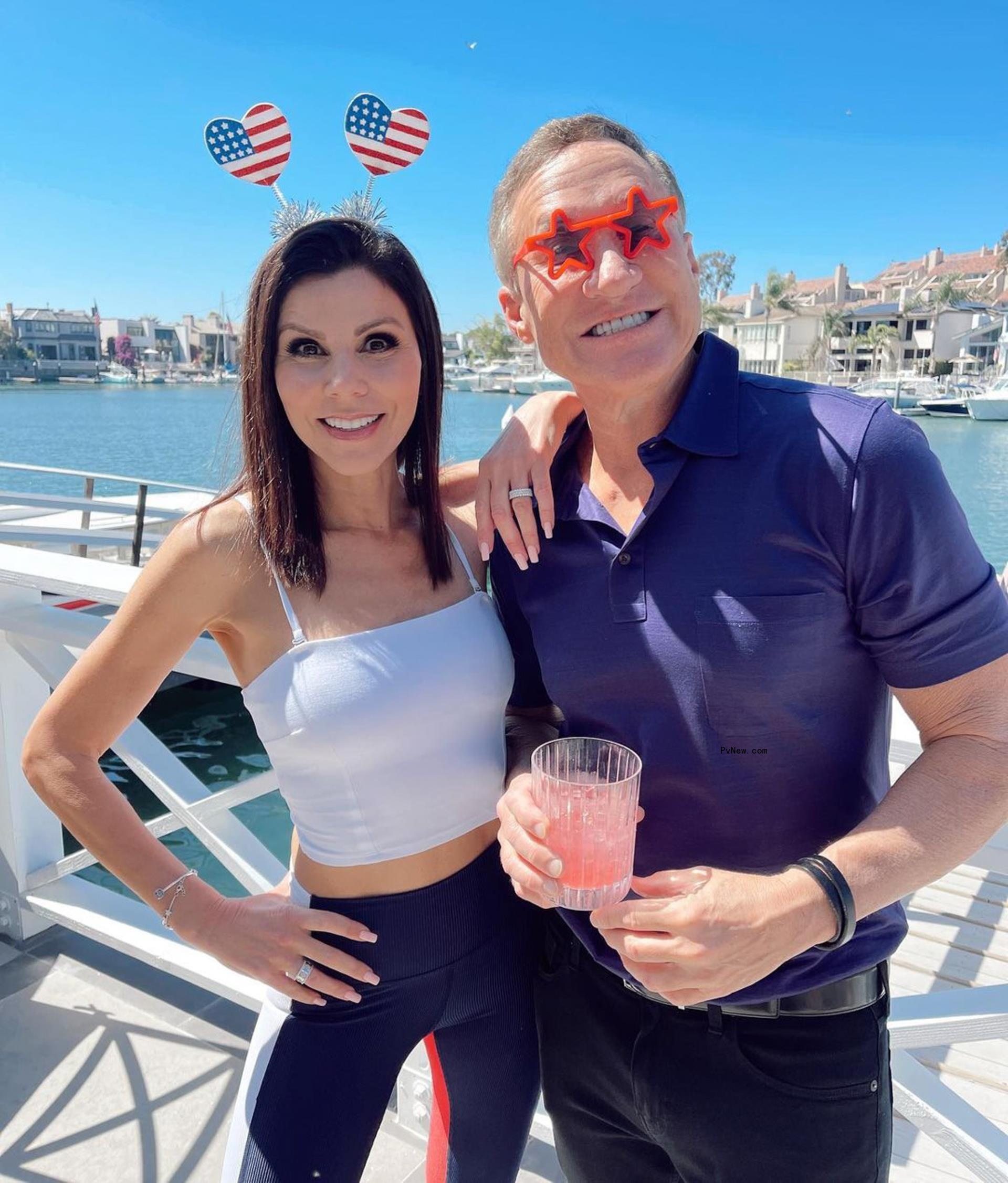 Terry and Heather Dubrow posing together