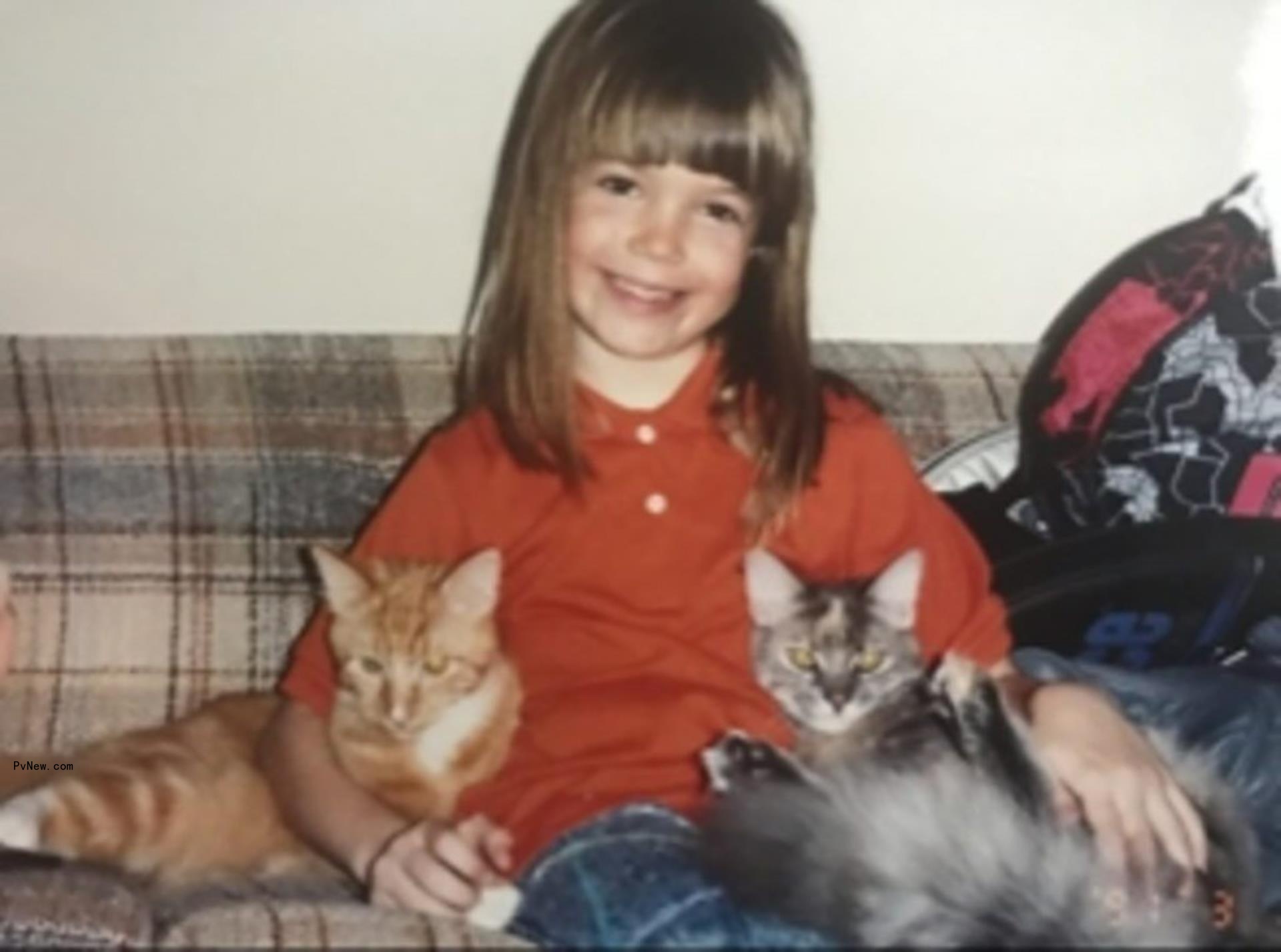 Mandy Moore as a child