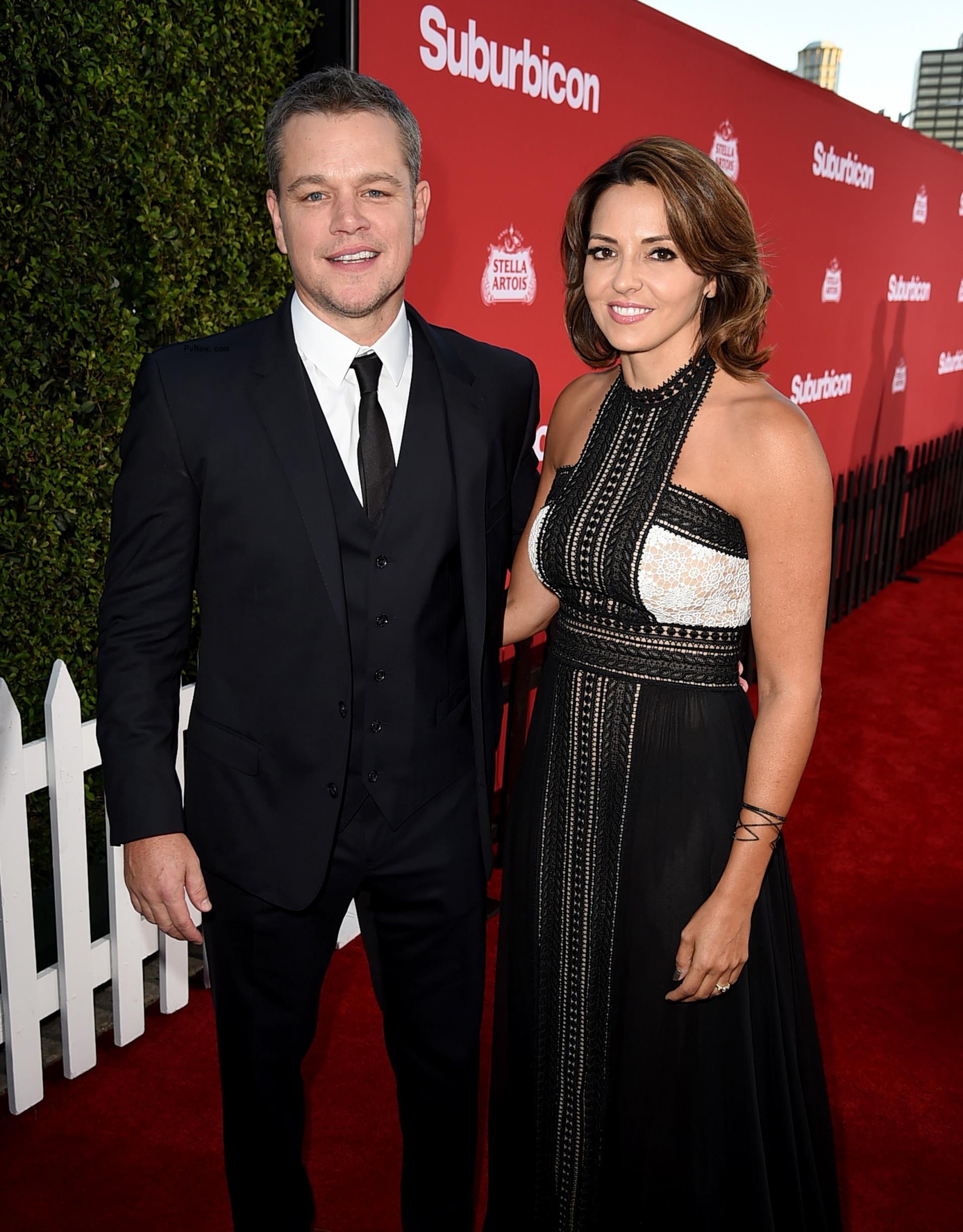 Matt Damon an Luciana Barroso