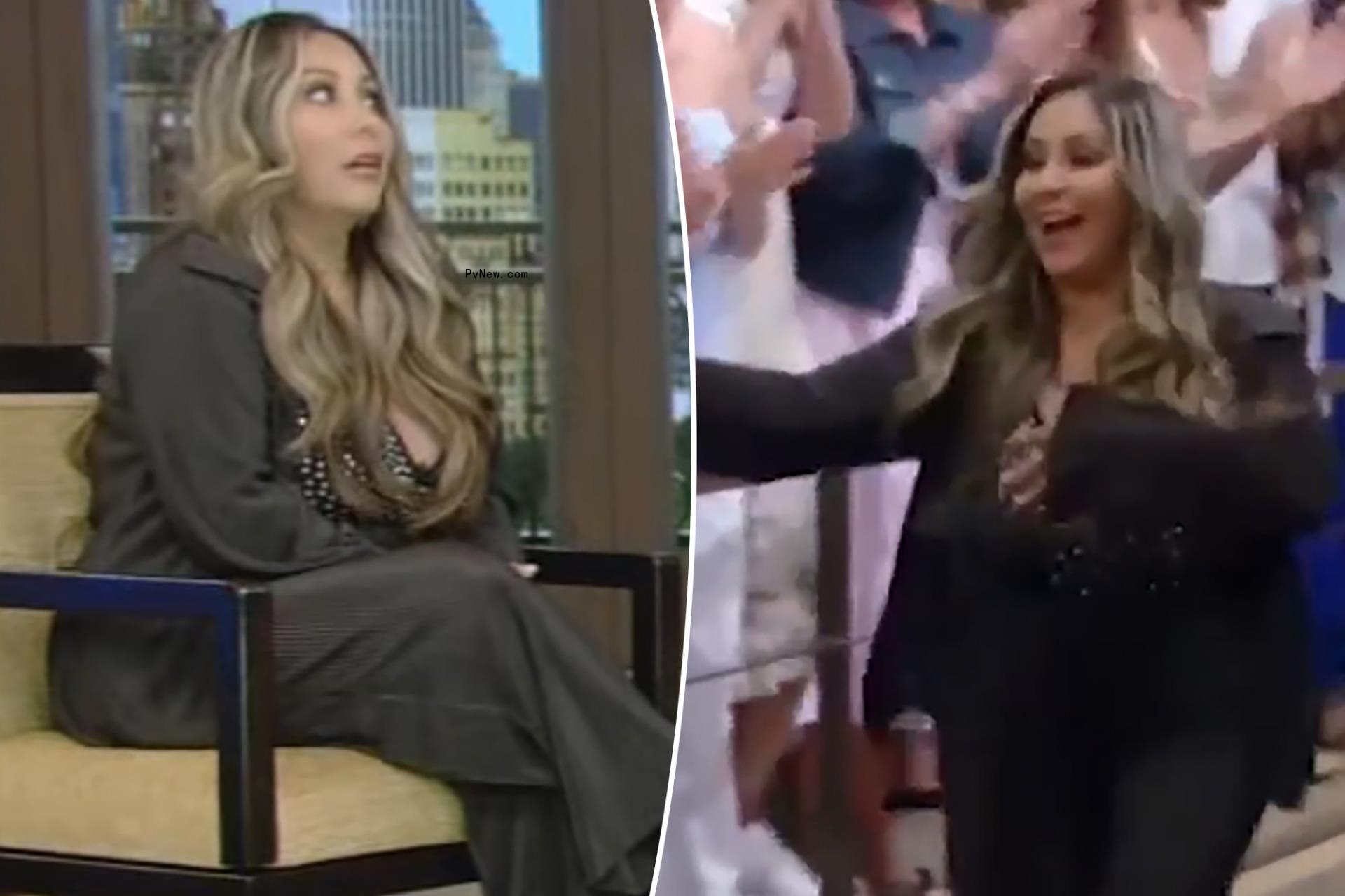 Snooki nearly suffers wardrobe malfunction on ‘Live With Kelly and Mark’: ‘Almost had a slip!’