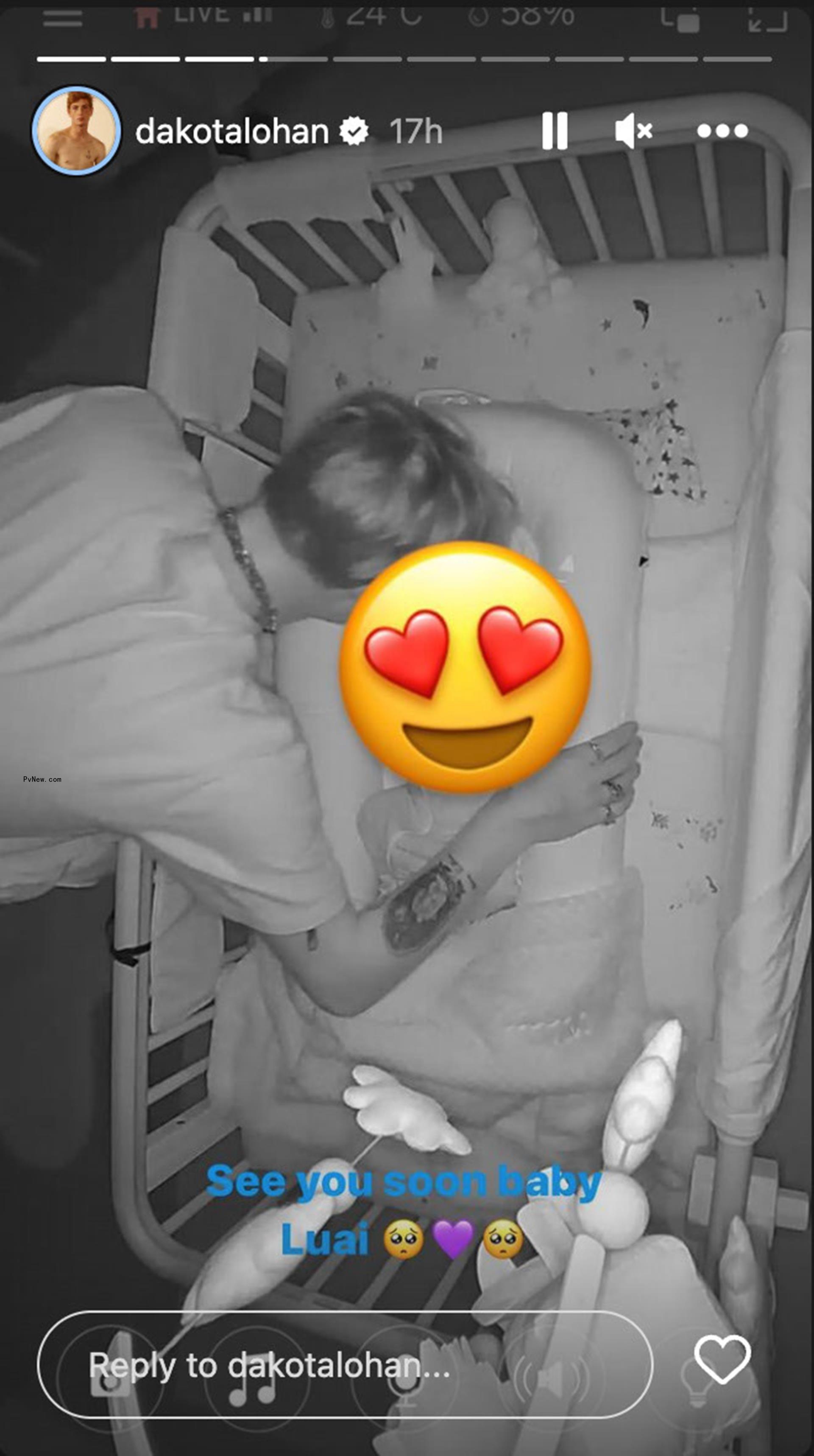 Dakota Lohan and nephew Luai
