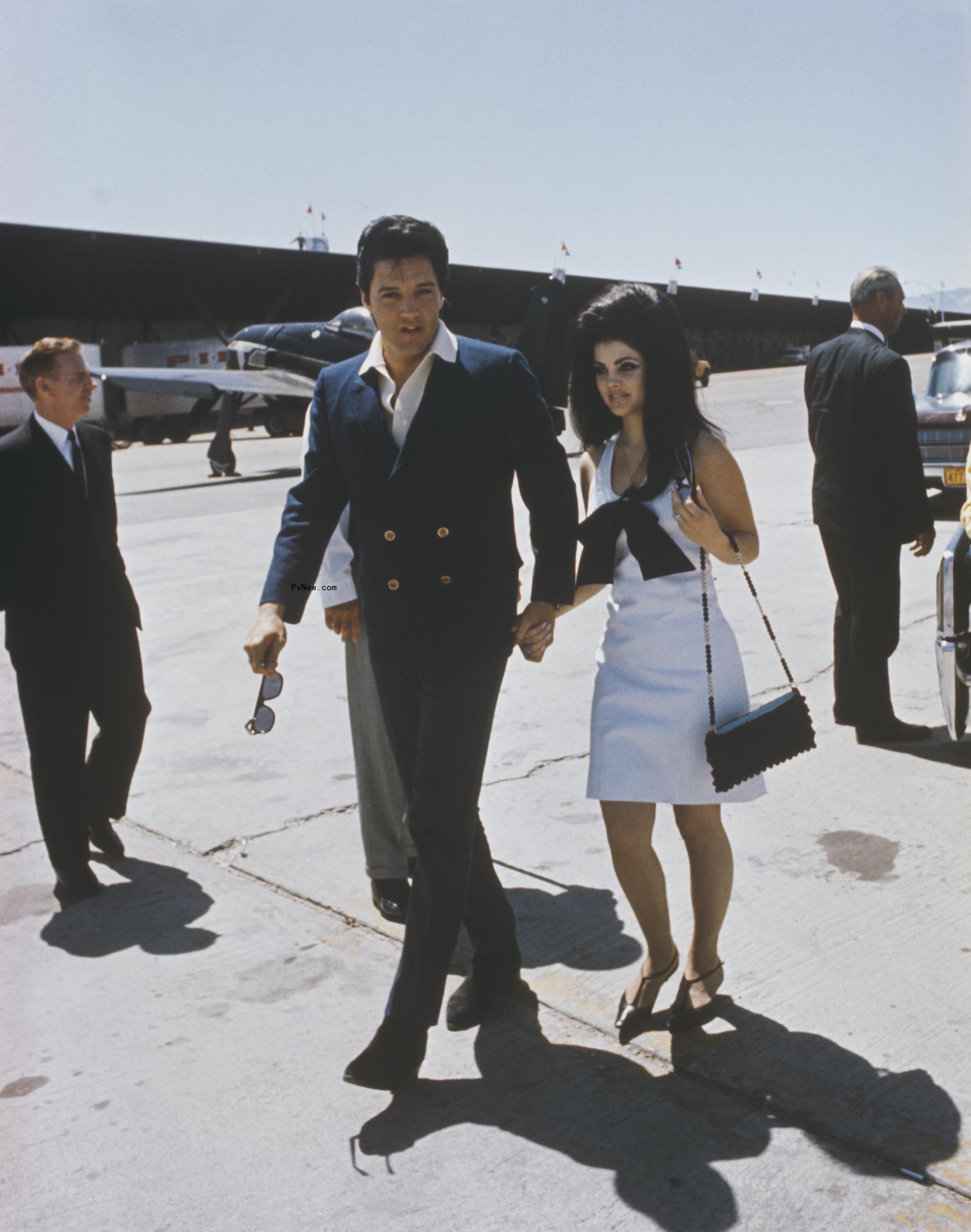 Elvis Presley and Priscilla Presley