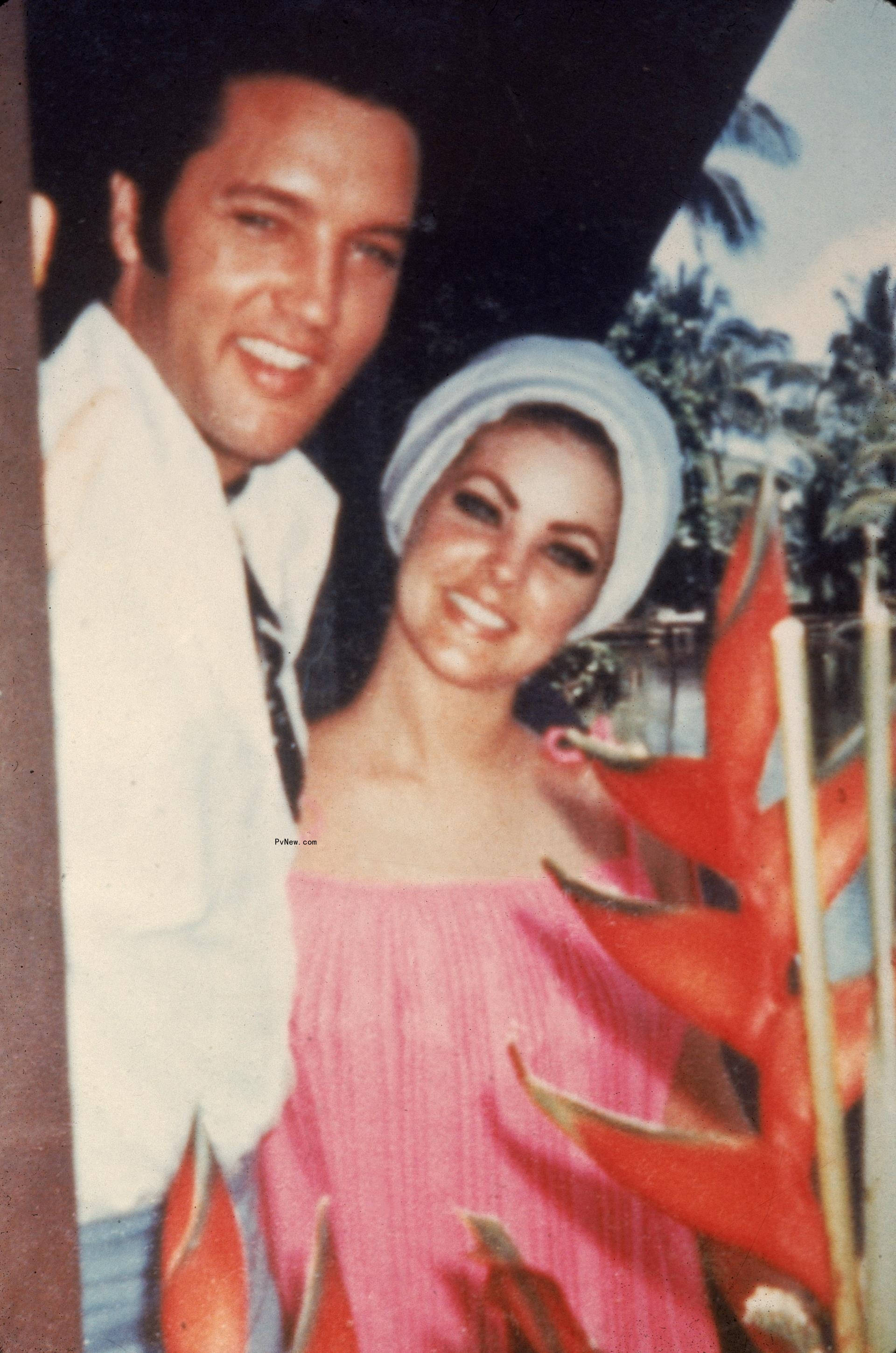 Elvis Presley and Priscilla Presley