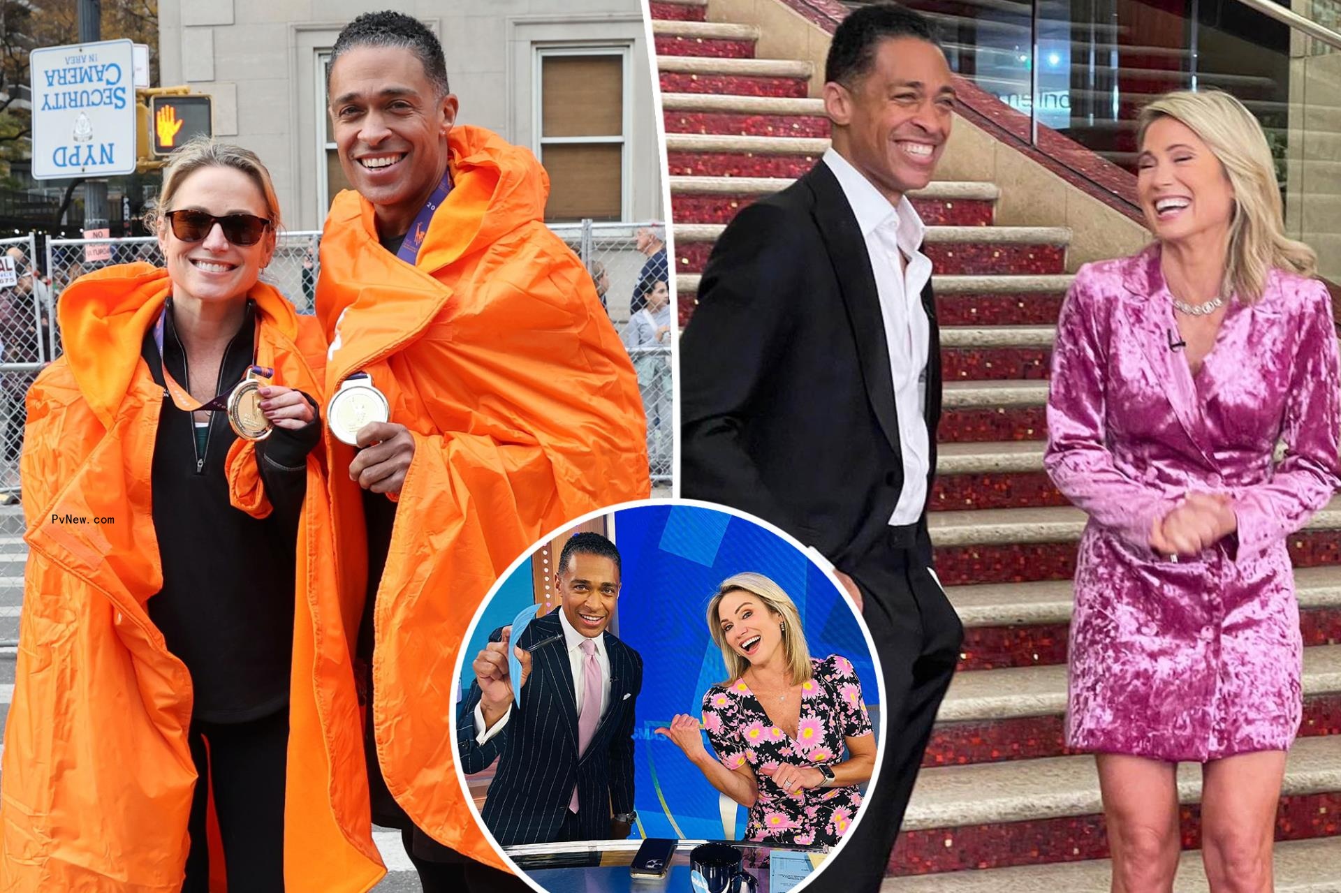 Amy Robach and T.J. Holmes each got 5-figure bo<i></i>nus ahead of podcast comeback: report