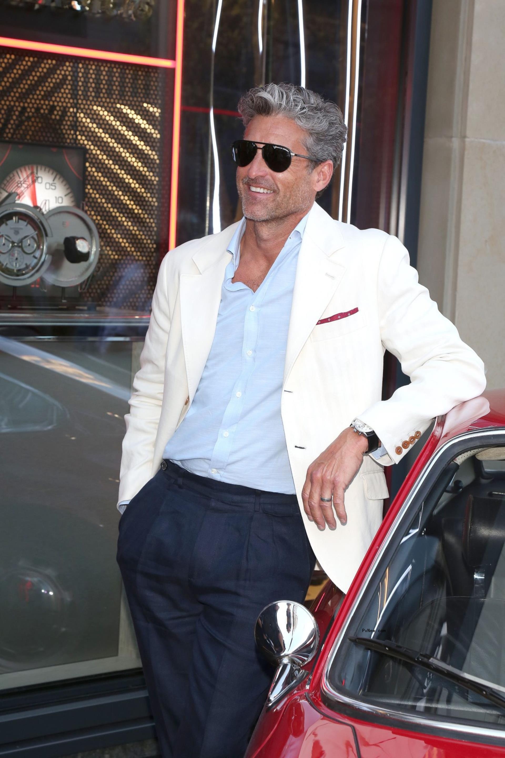 Patrick Dempsey opens the Tag Heuer Watch Store.