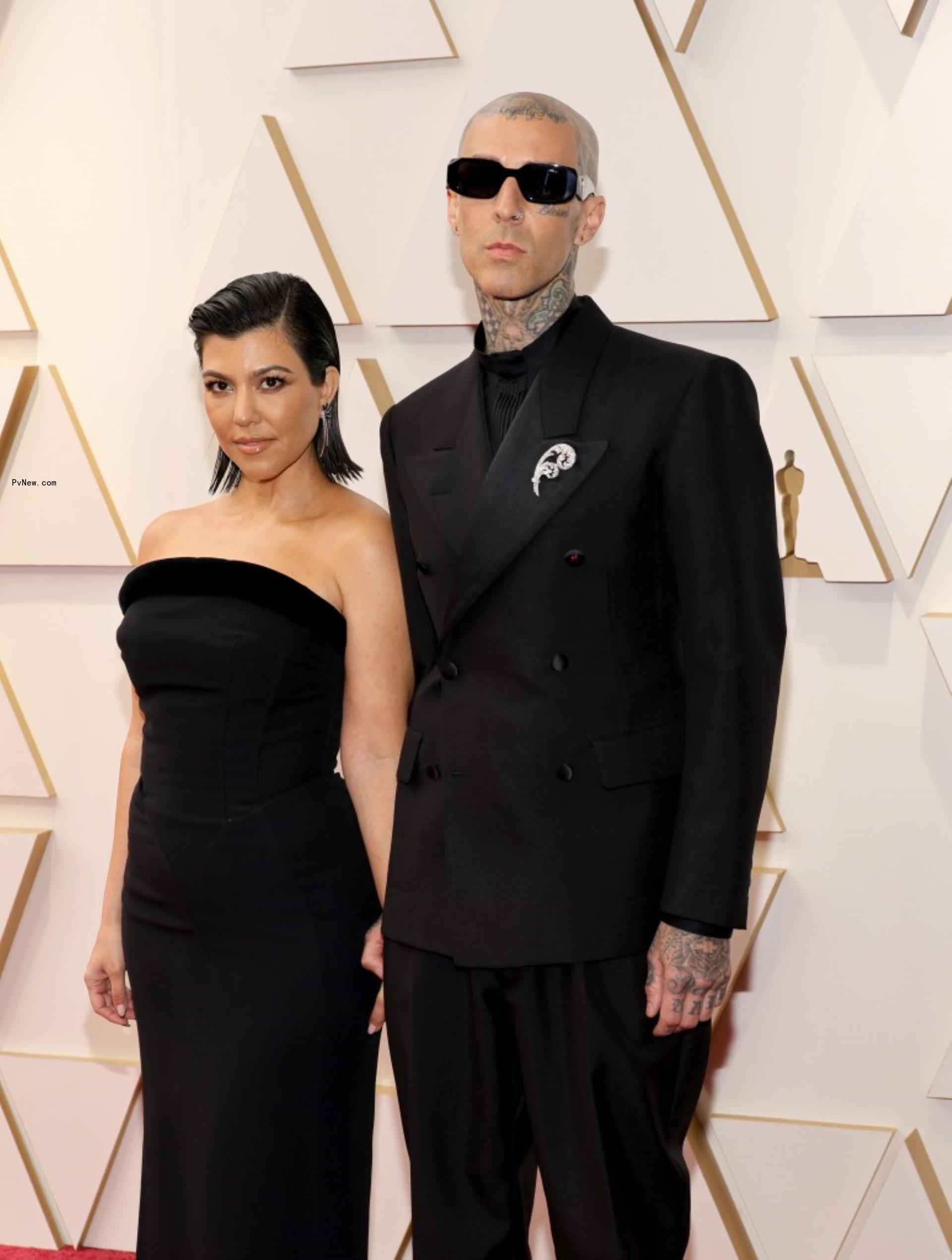 Kourtney Kardashian and Travis Barker