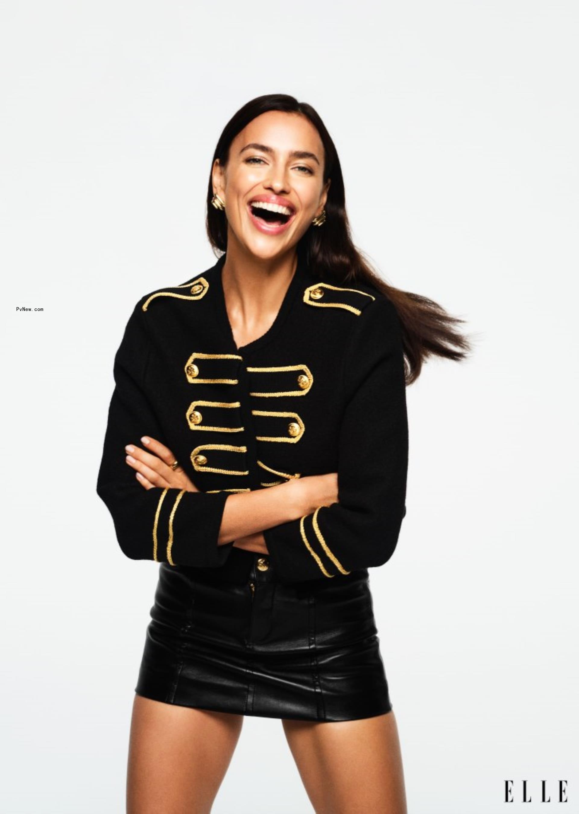 Irina Shayk for Elle.