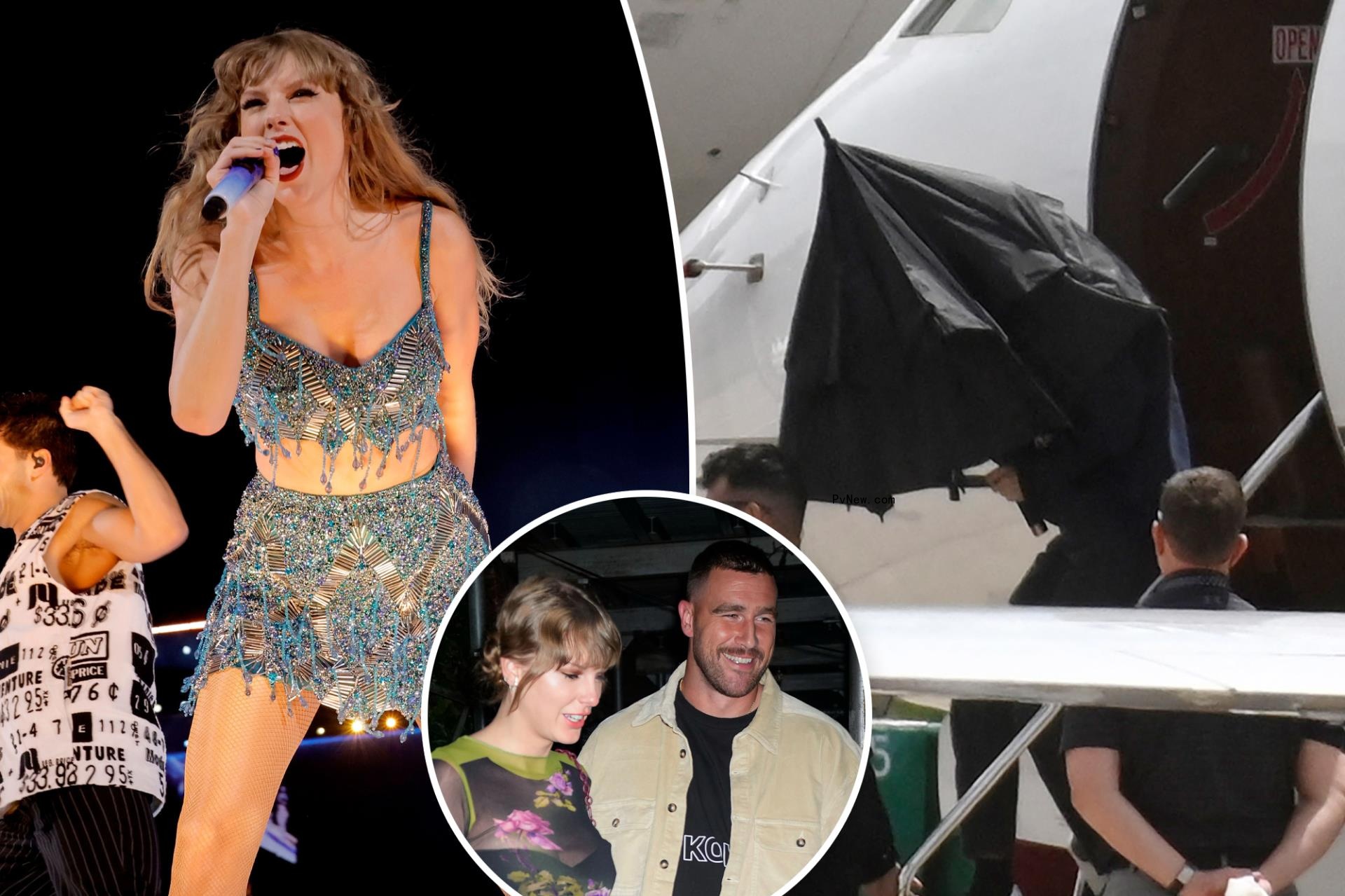 Taylor Swift arrives in Argentina for Eras Tour shows without Travis Kelce