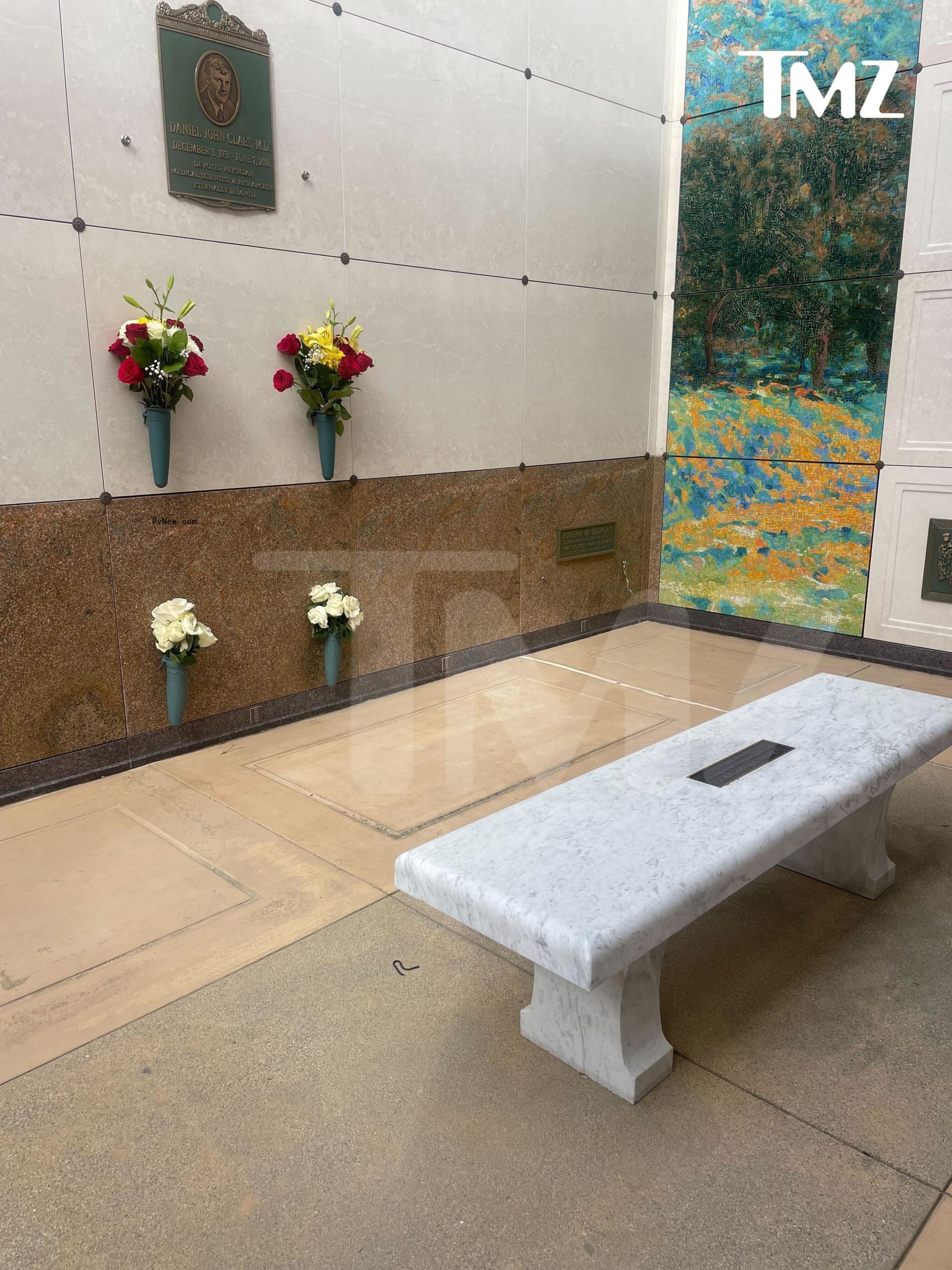 Matthew Perry's alleged burial site.