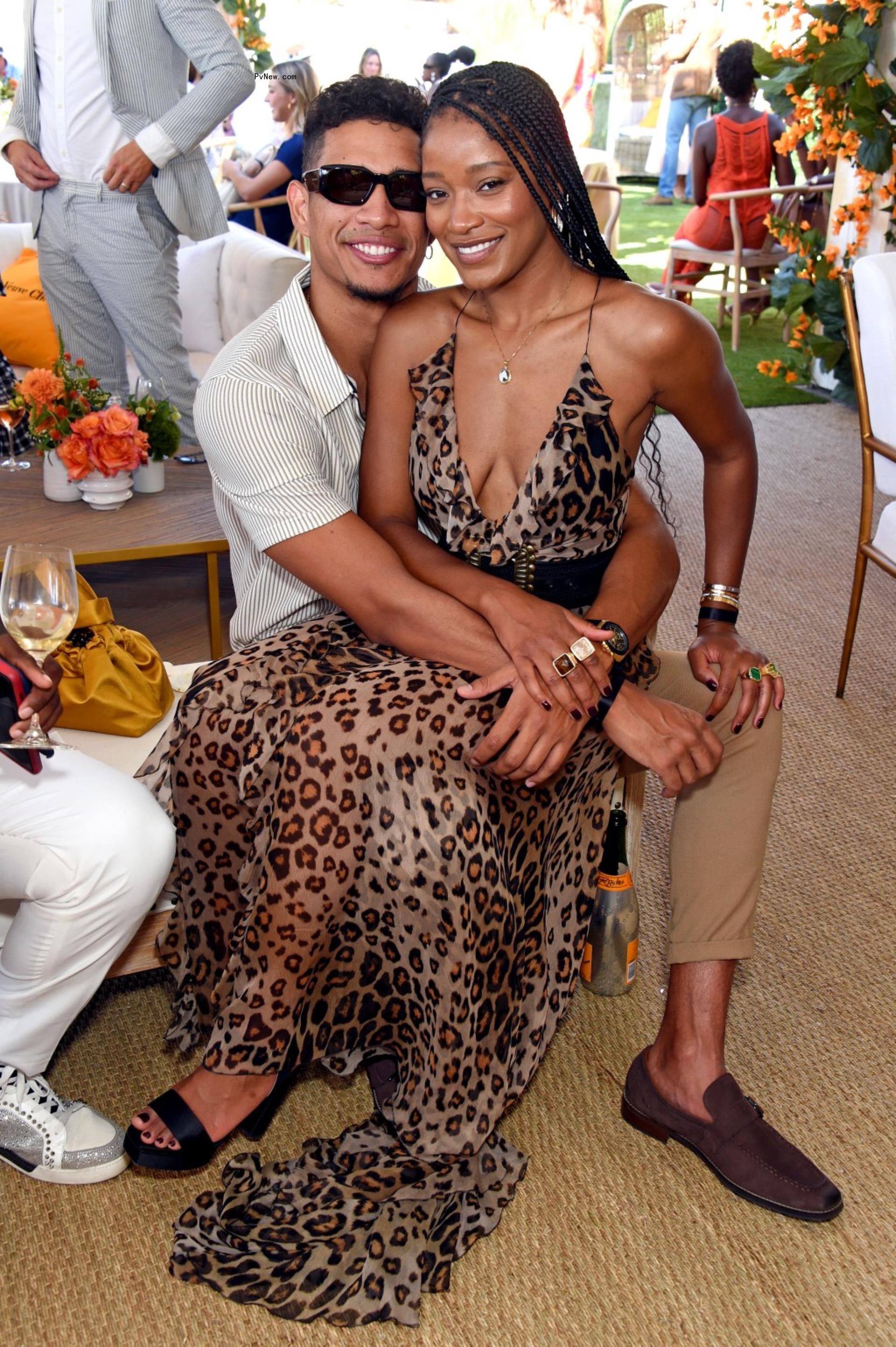 Darius Jackson and Keke Palmer