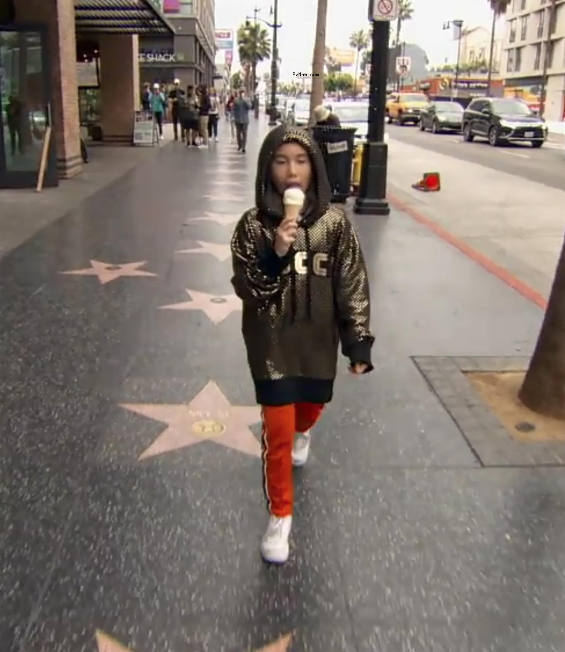 Lil Tay with father