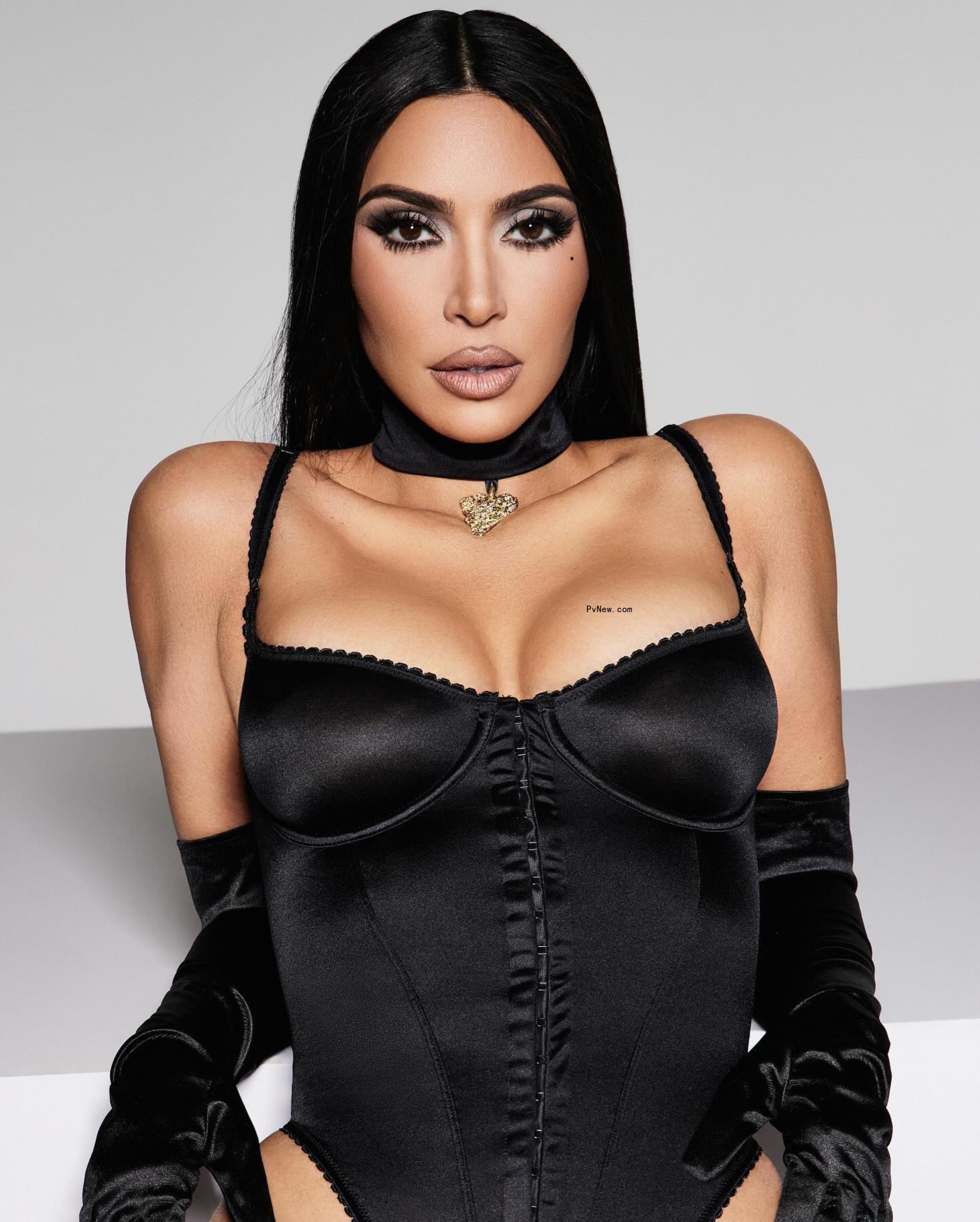 Kim Kardashian in a Skims campaign