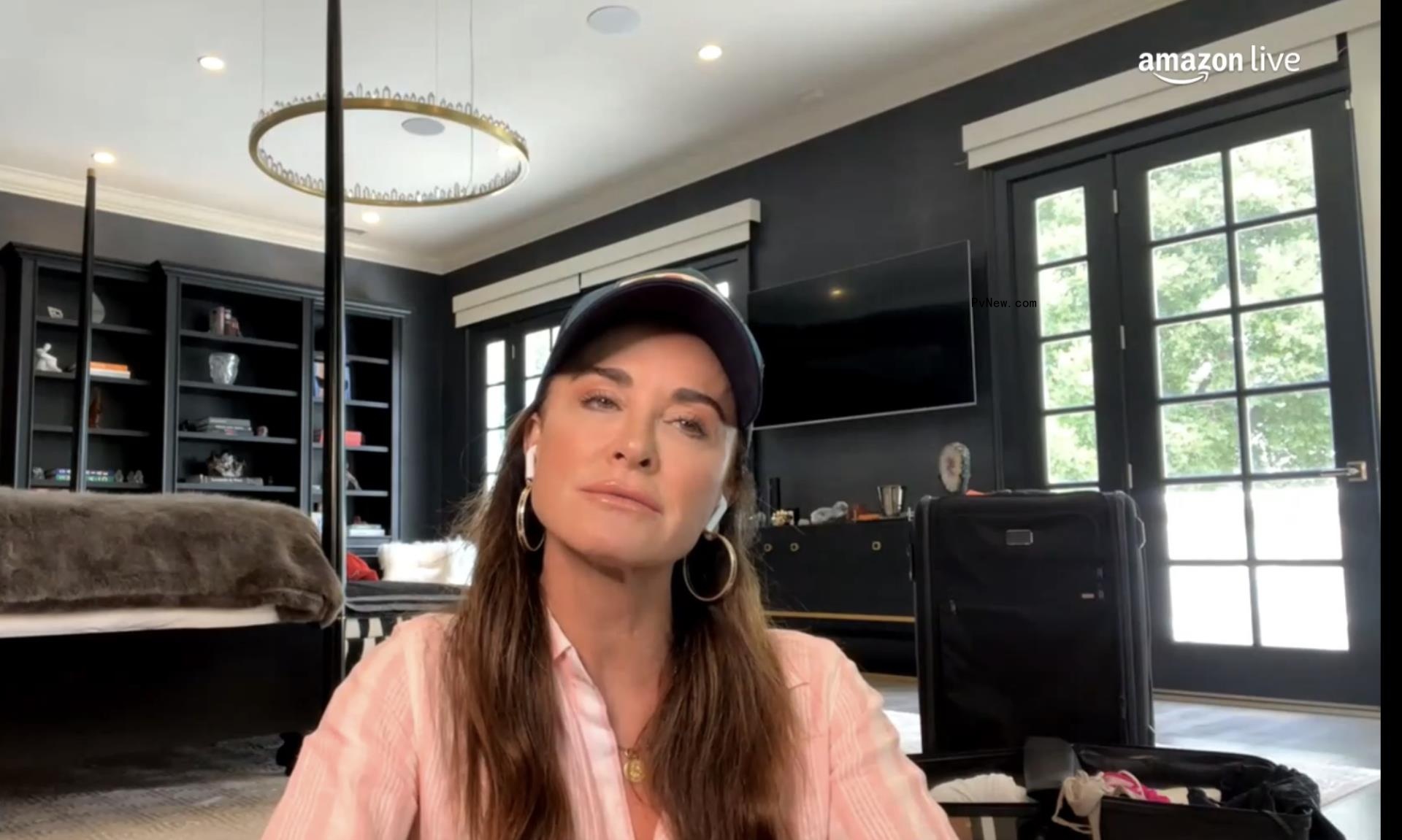 Kyle Richards on Amazon Live.