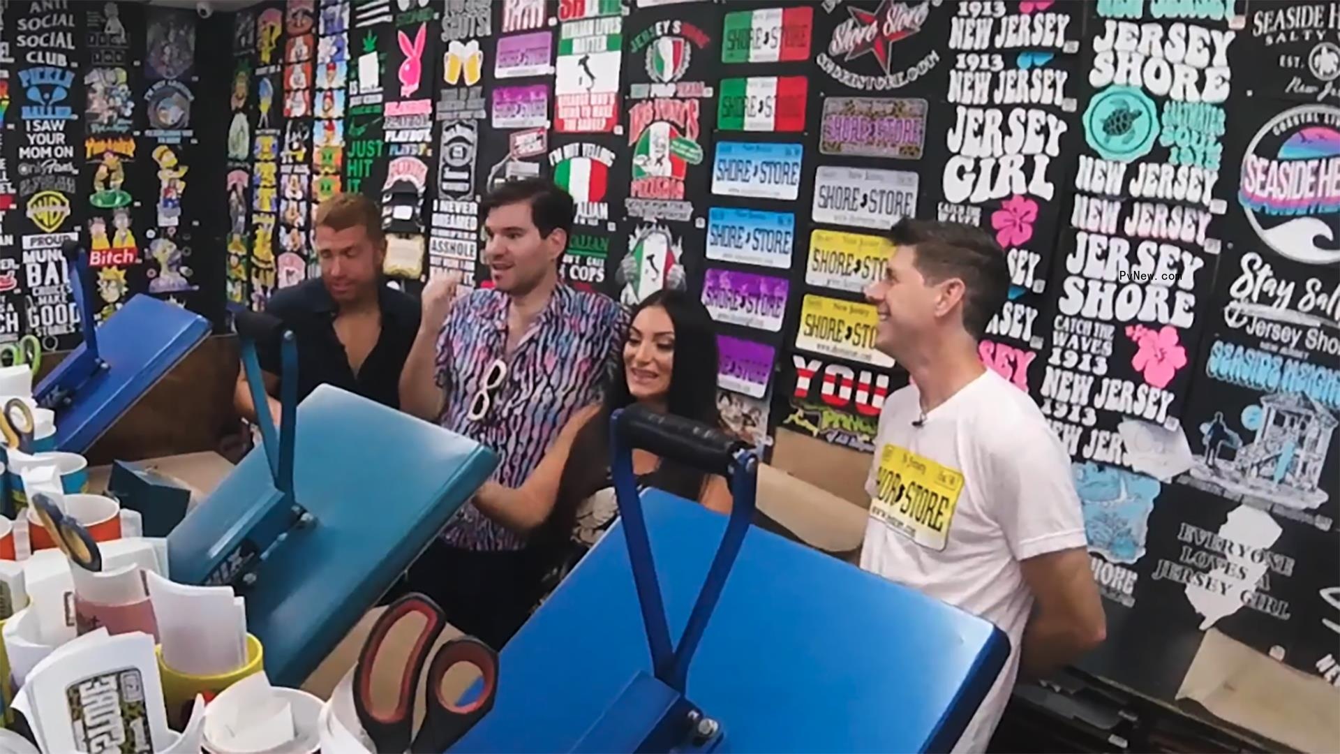 Evan Real, Danny Murphy, Deena Cortese and Danny Merk