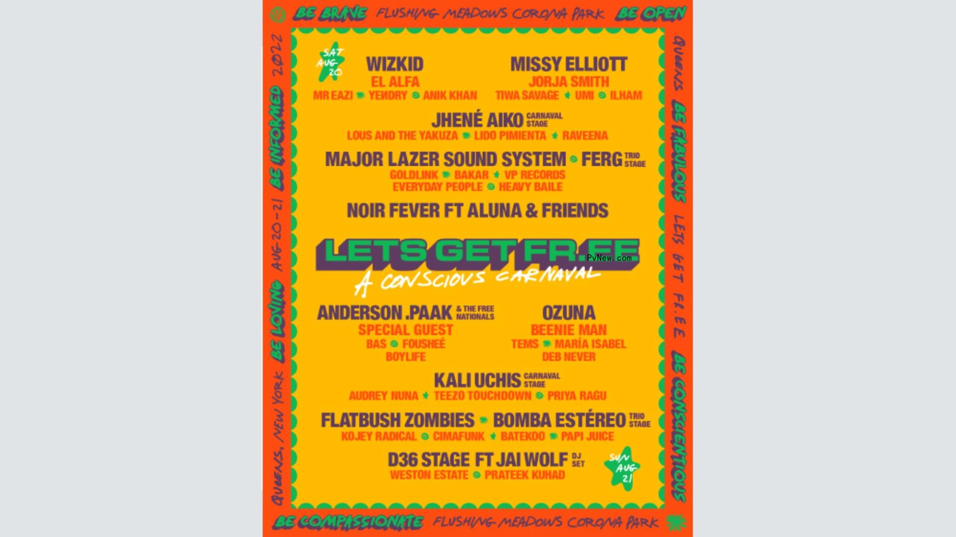 Missy Elliott, Wizkid, Jhene Aiko, Anderson .Paak to Headline New NYC Festival, LetsGetFr.ee