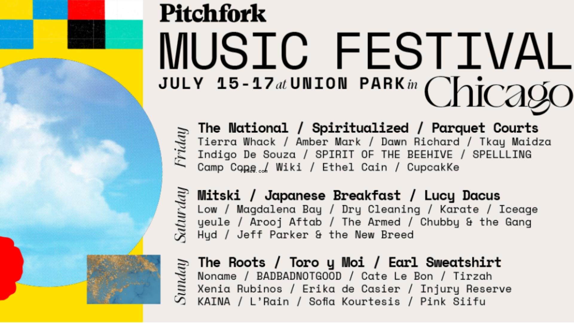 Mitski, the National, the Roots to Headline Pitchfork Music Festival
