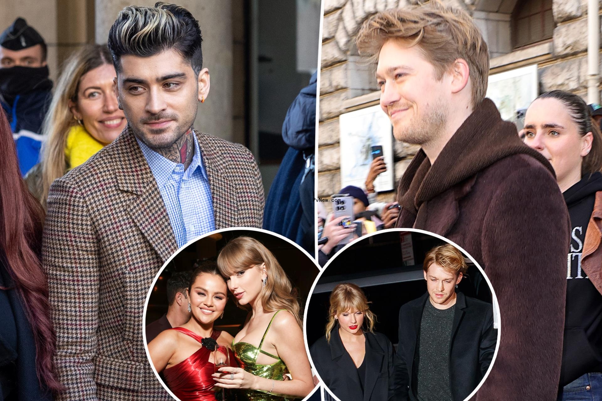 Taylor Swift’s ex Joe Alwyn makes rare appearance at fashion show alo<i></i>ngside Selena Gomez’s rumored ex Zayn Malik