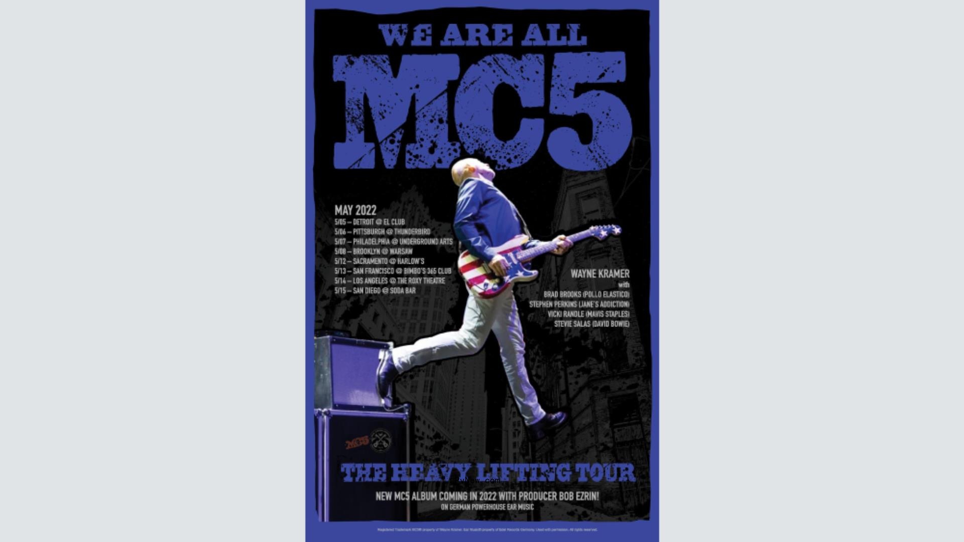 Wayne Kramer Unveils ‘We Are All MC5’ Spring Tour