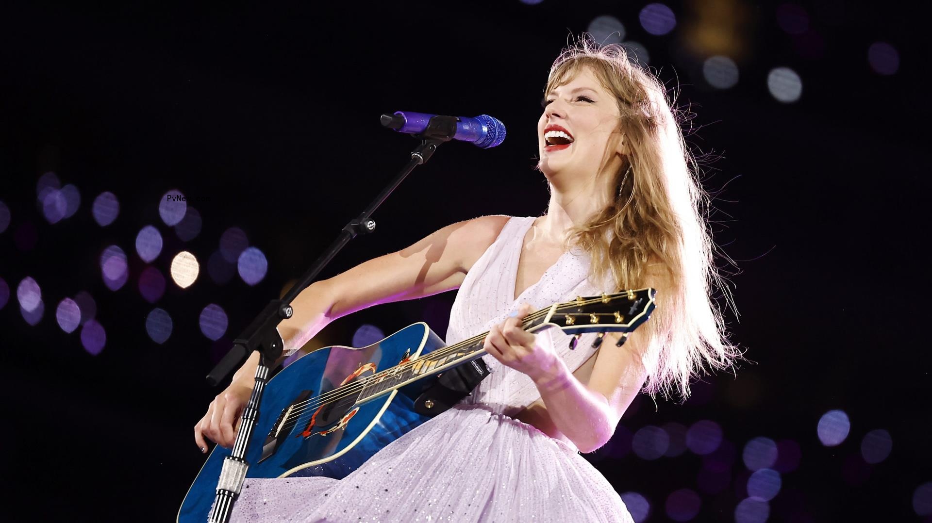Taylor Swift Reveals ‘Death by a Thousand Cuts’ as Bo<i></i>nus Acoustic Song in Disney+ Version of ‘Eras Tour’