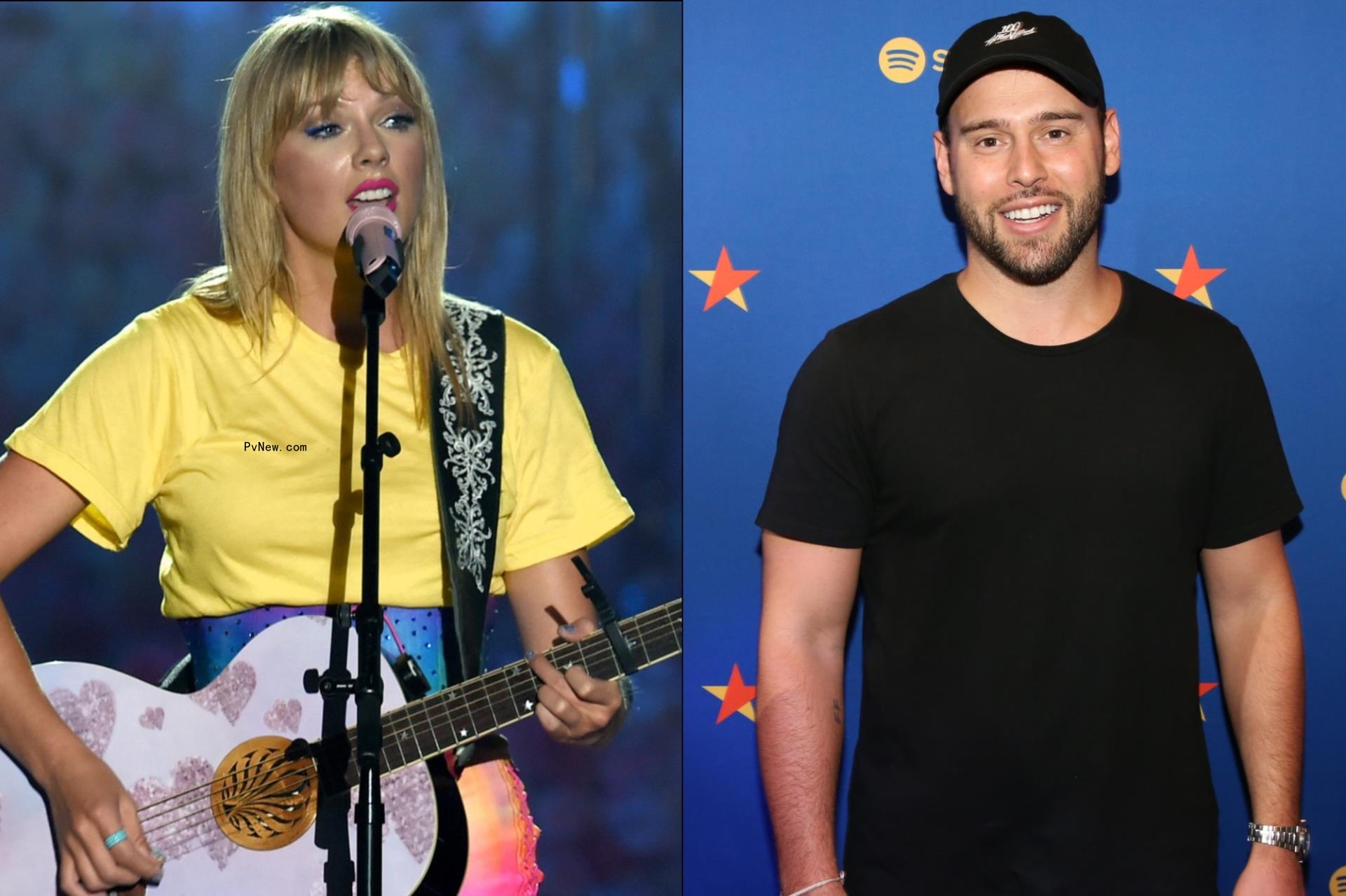Taylor Swift and Scooter Braun