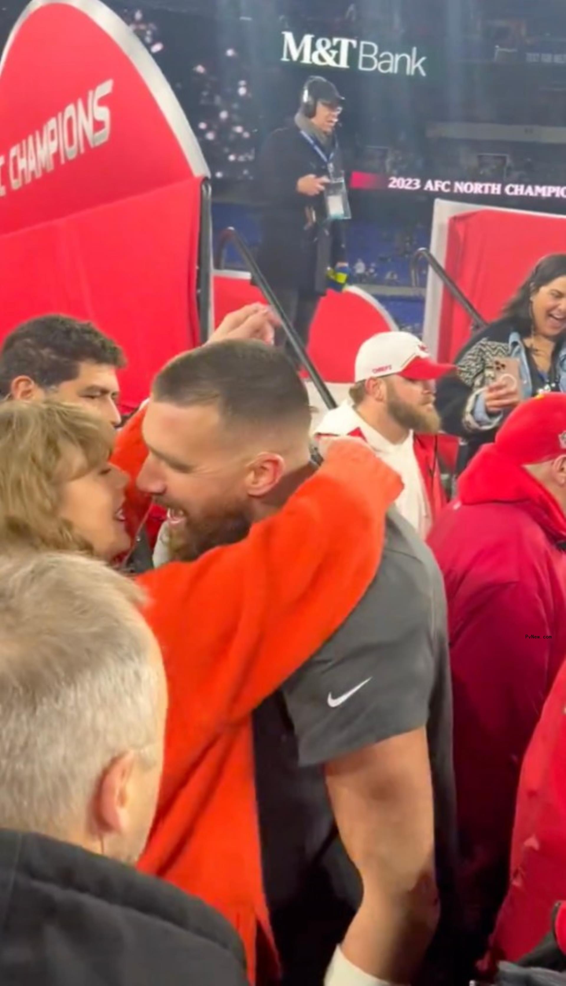 Taylor Swift and Travis Kelce