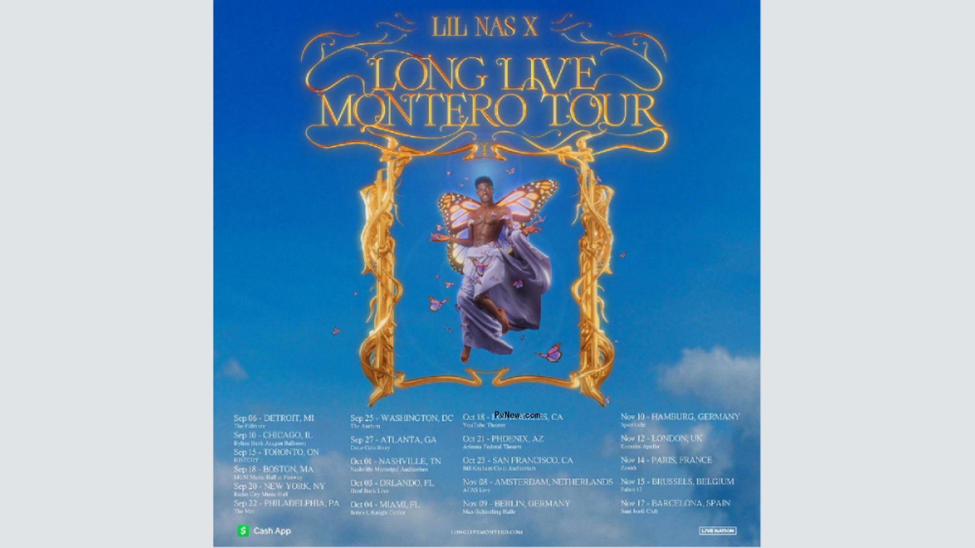 Lil Nas X Unveils Dates for His First-Ever Tour, ‘Long Live Montero’