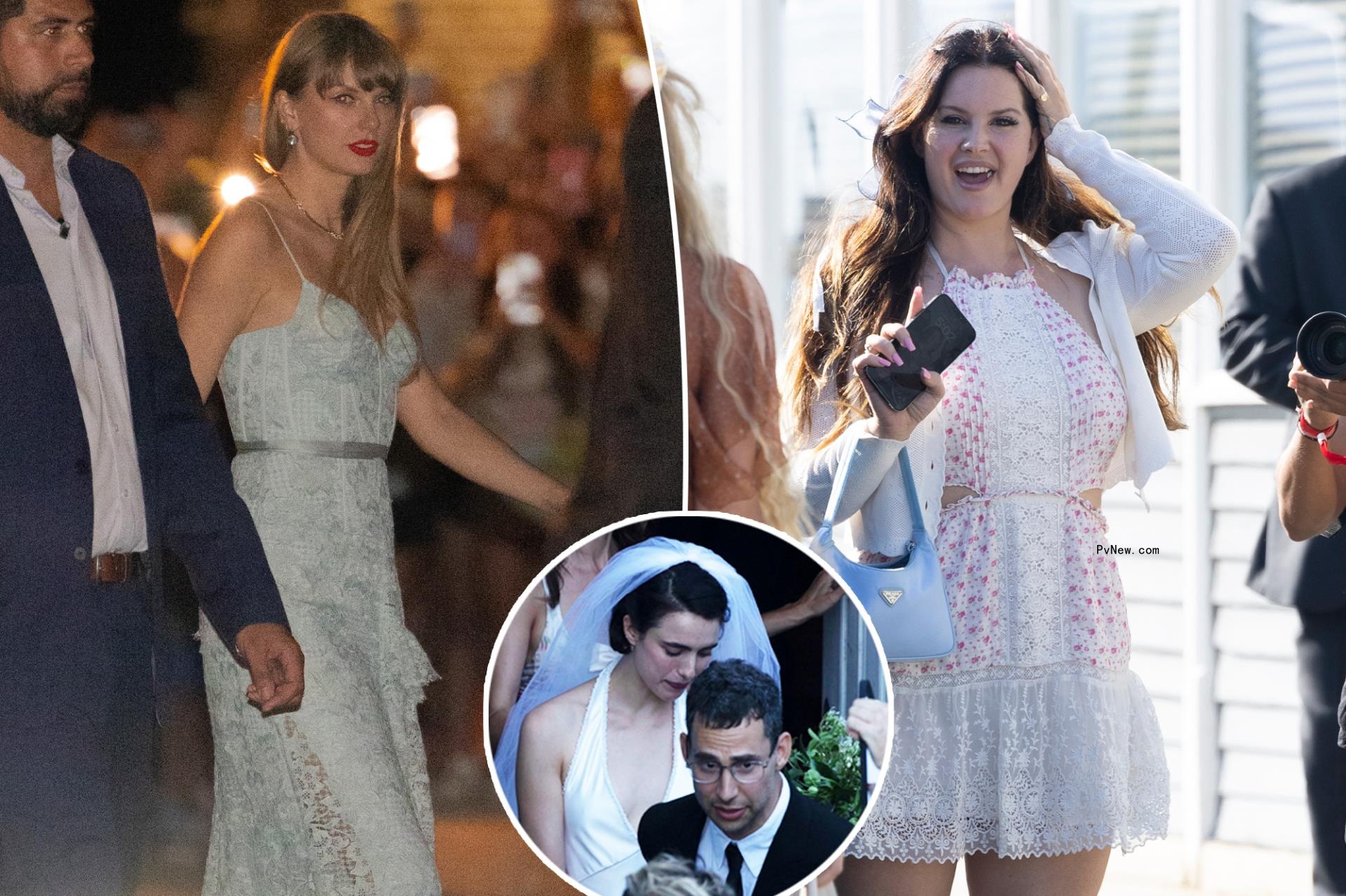 Taylor Swift makes raucous 15-minute toast at Jack Anto<i></i>noff and Margaret Qualley’s wedding