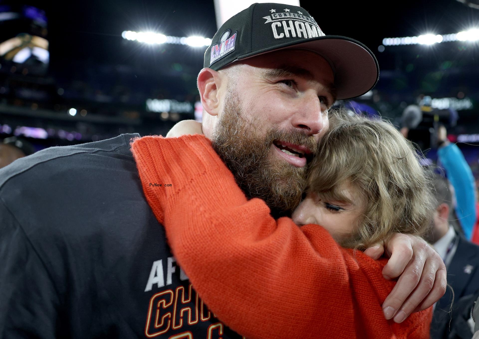 Taylor Swift and Travis Kelce