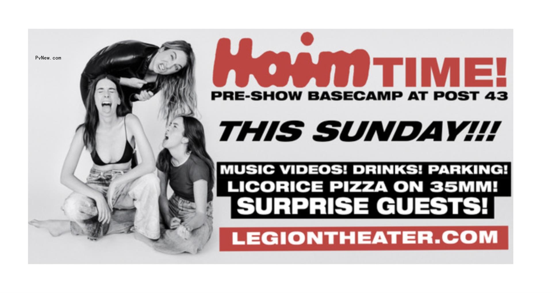 Haim’s Opening Act for Hollywood Bowl Co<i></i>ncert Is… a Haim/P.T. Anderson Film Festival (Down the Hill)
