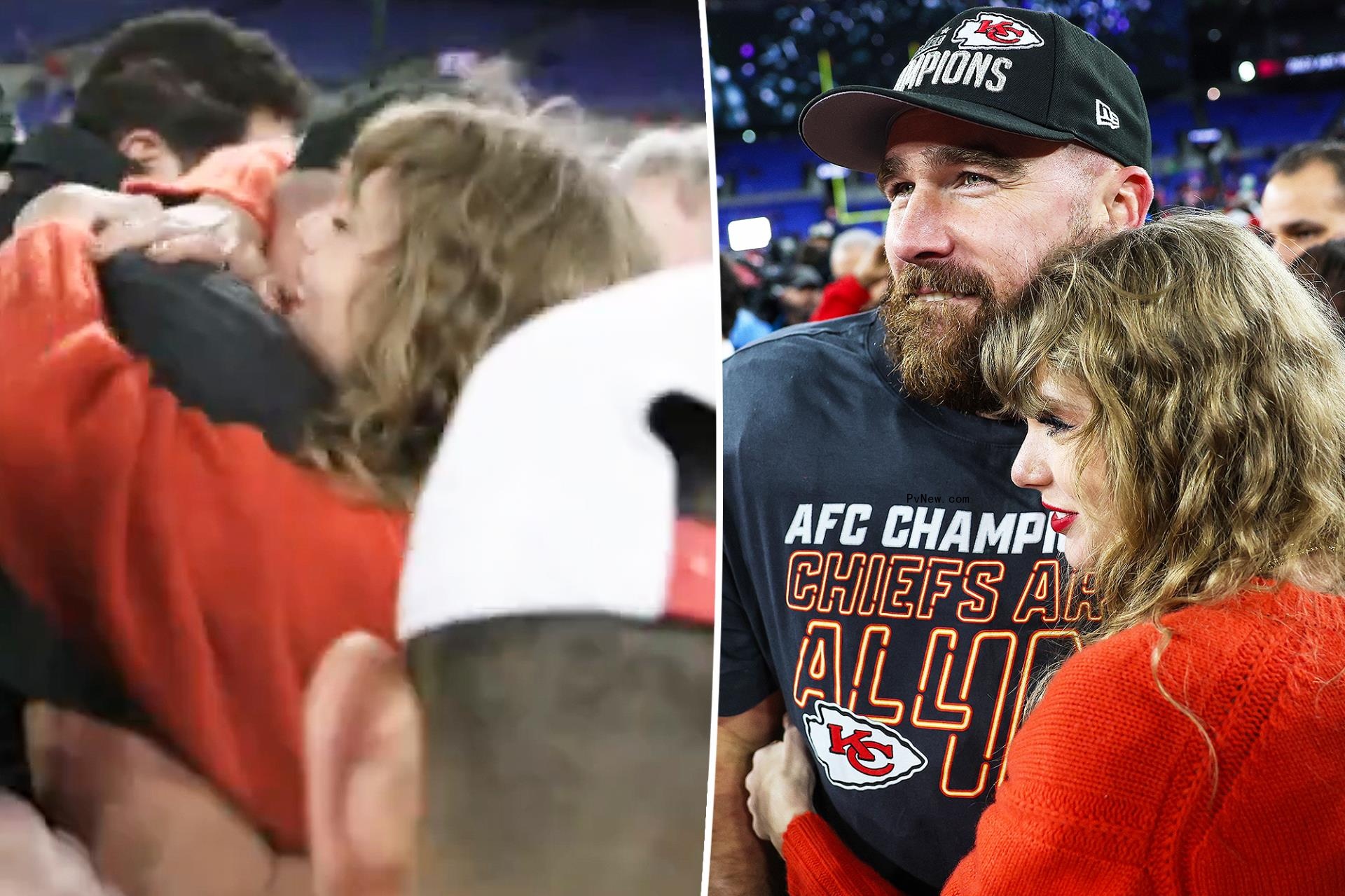Hear Taylor Swift and Travis Kelce’s loved-up interaction after Chiefs win: ‘I’ve never been so proud of anyone’