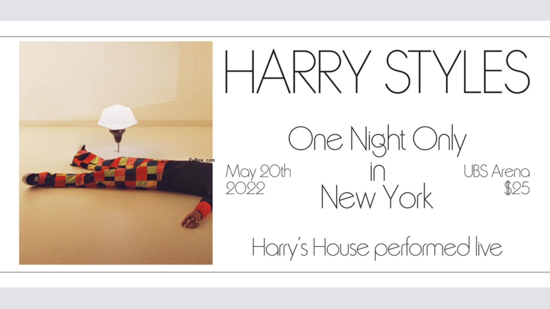 Harry Styles to Premiere New ‘Harry’s House’ Album With $25 ‘One Night o<i></i>nly in New York’ Concert