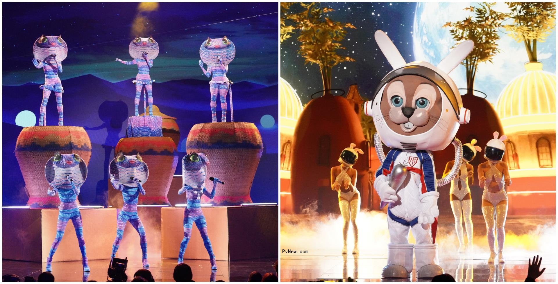 ‘The Masked Singer’ Reveals Identities of Queen Cobra and Space Bunny: Here Are the Stars Under the Mask
