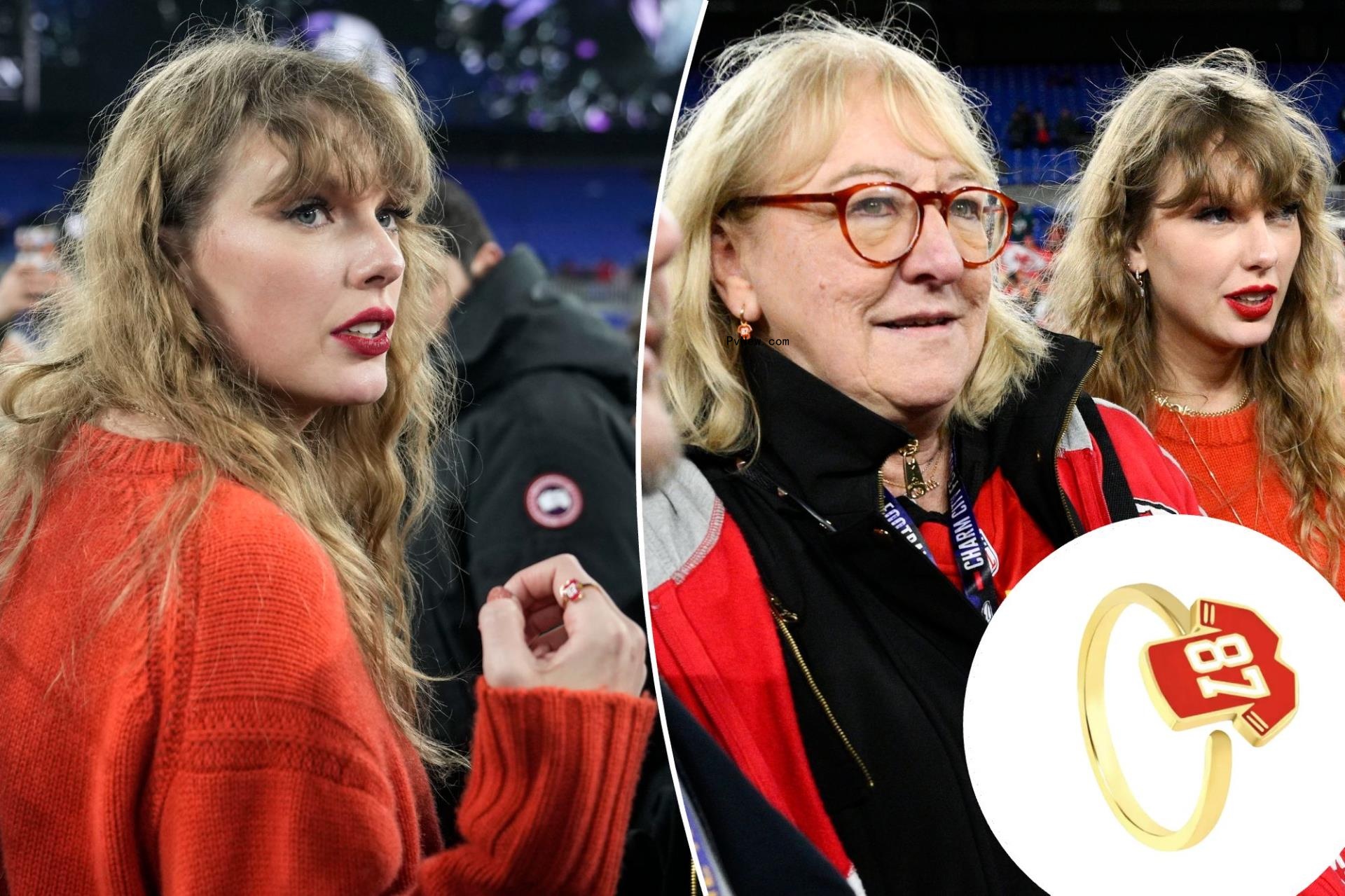 Kansas City designer on how Do<i></i>nna Kelce’s ring wound up on Taylor Swift: ‘A really sweet moment’
