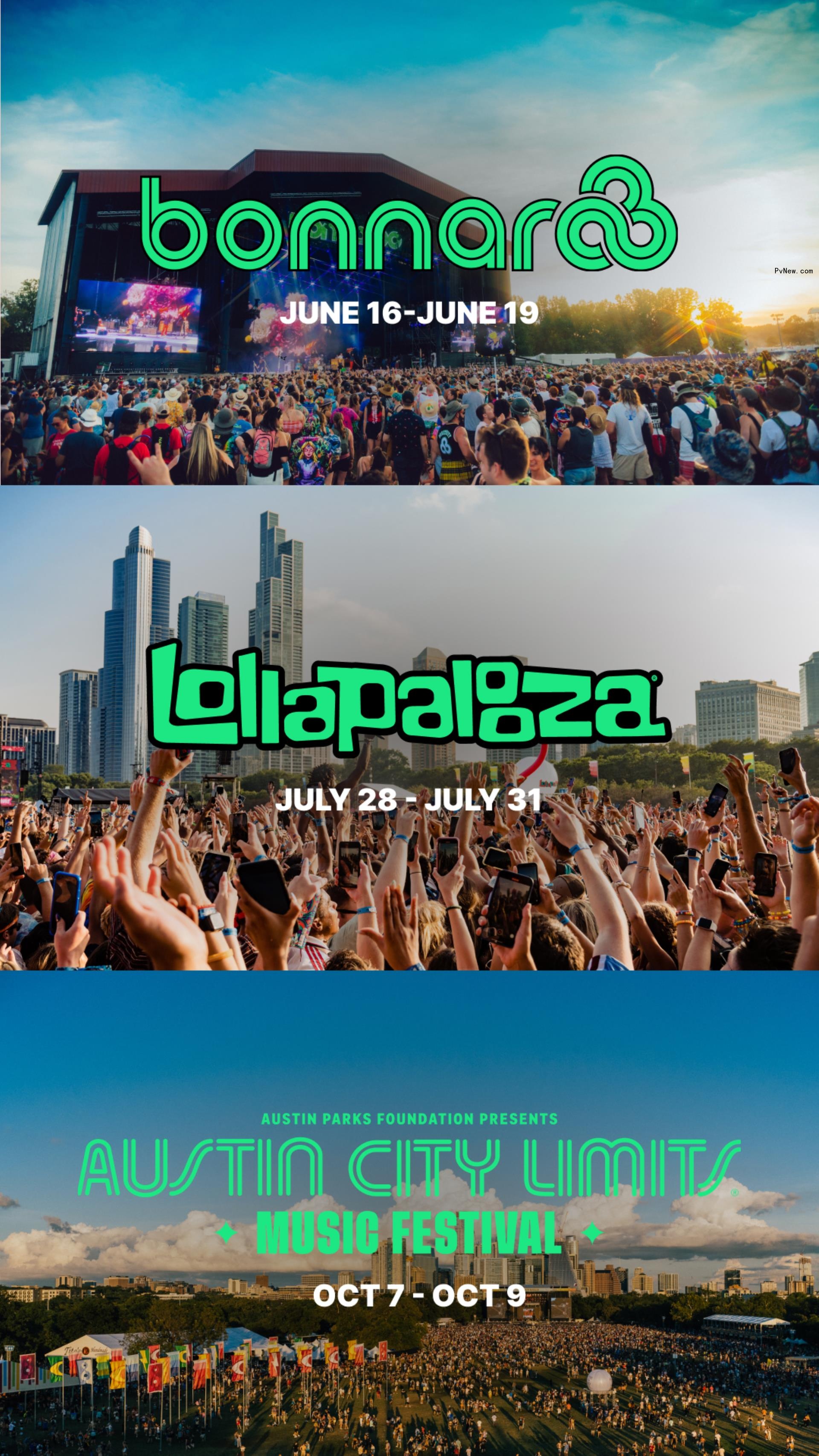 Bonnaroo, Lollapalooza and Austin City Limits Festivals to Stream Exclusively Via Hulu in 2022 and 2023